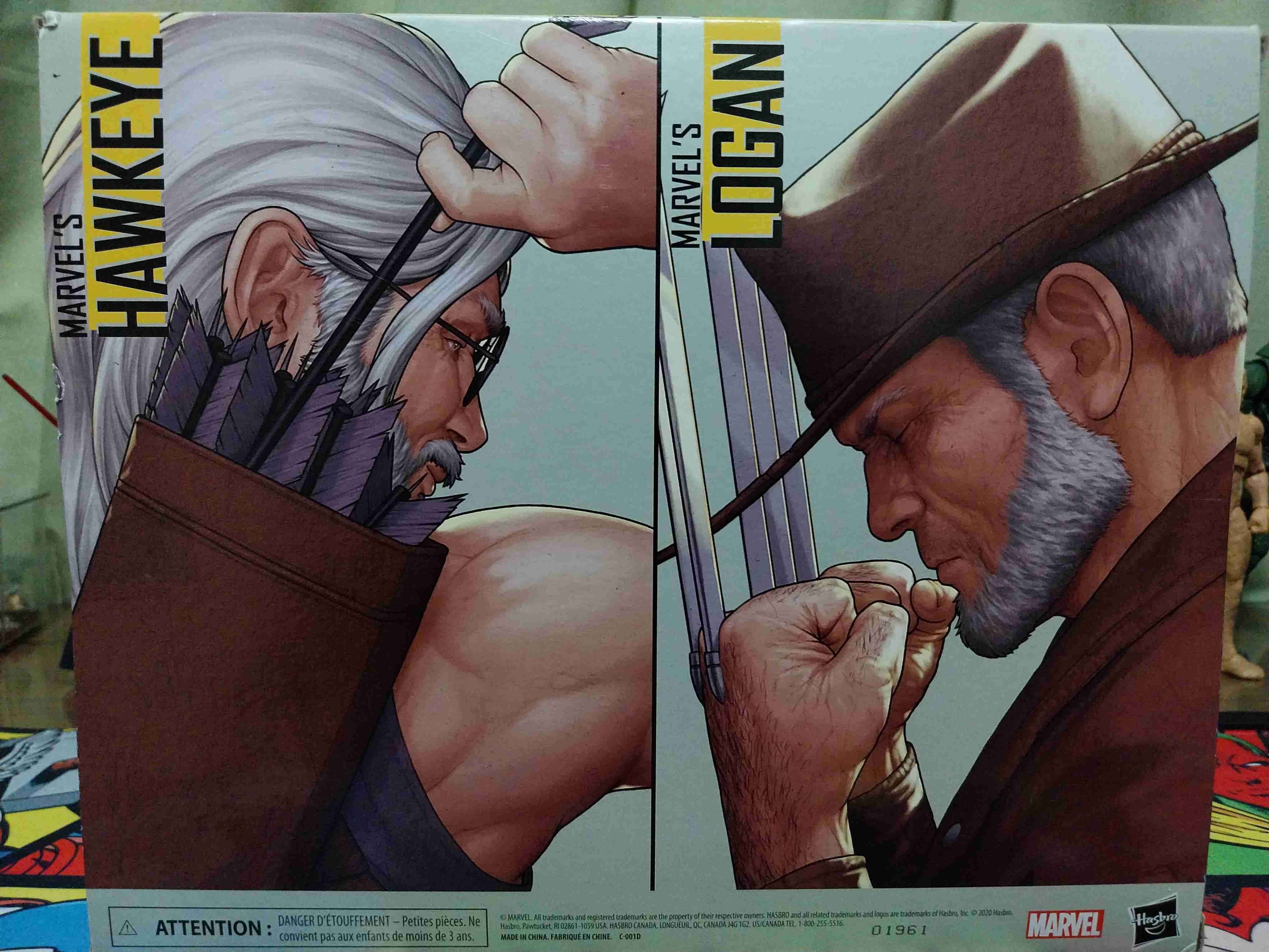 Figuras Marvel Logan y Hawkeye - miniatura 2