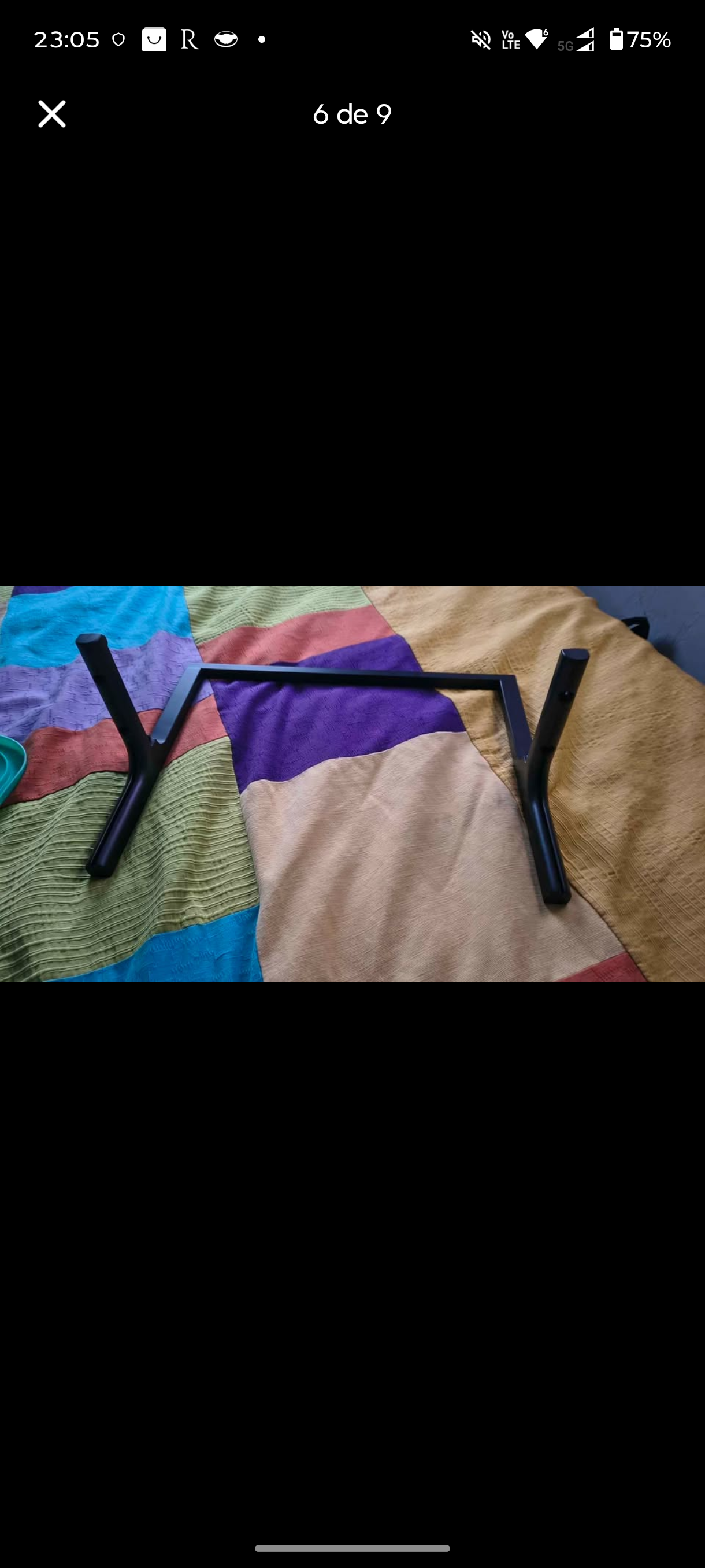 Soportes Tv Samsung 65 pulgadas y tapa trasera - miniatura 1