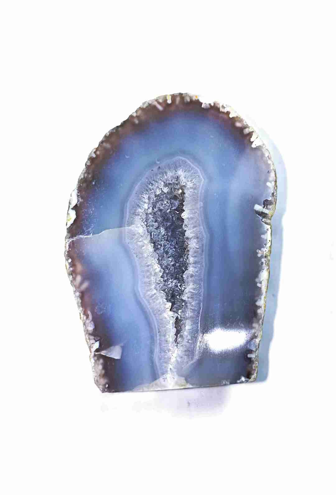 Geoda de ágata  en bruto - miniatura 1