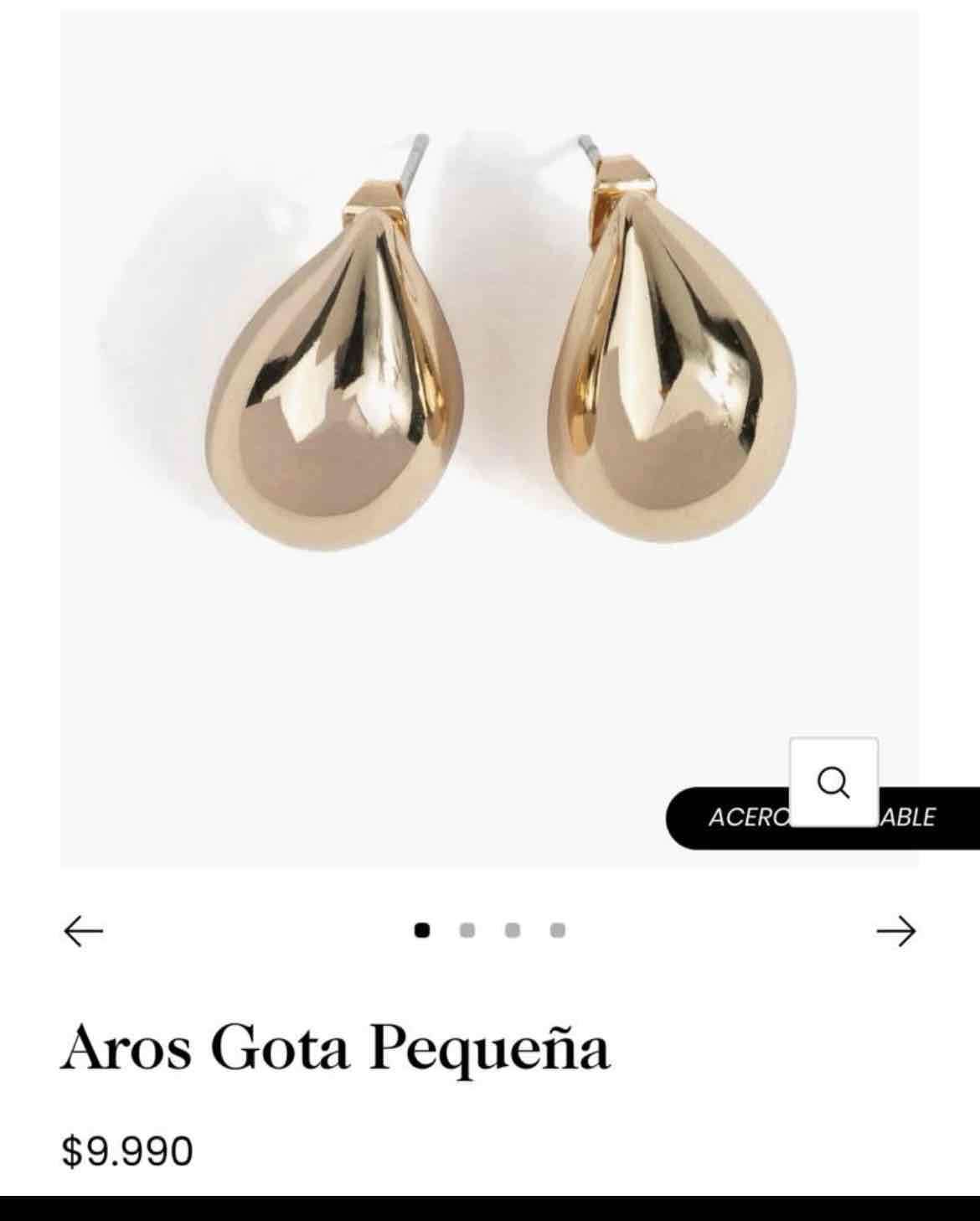 Aros dorados brillantes - 3