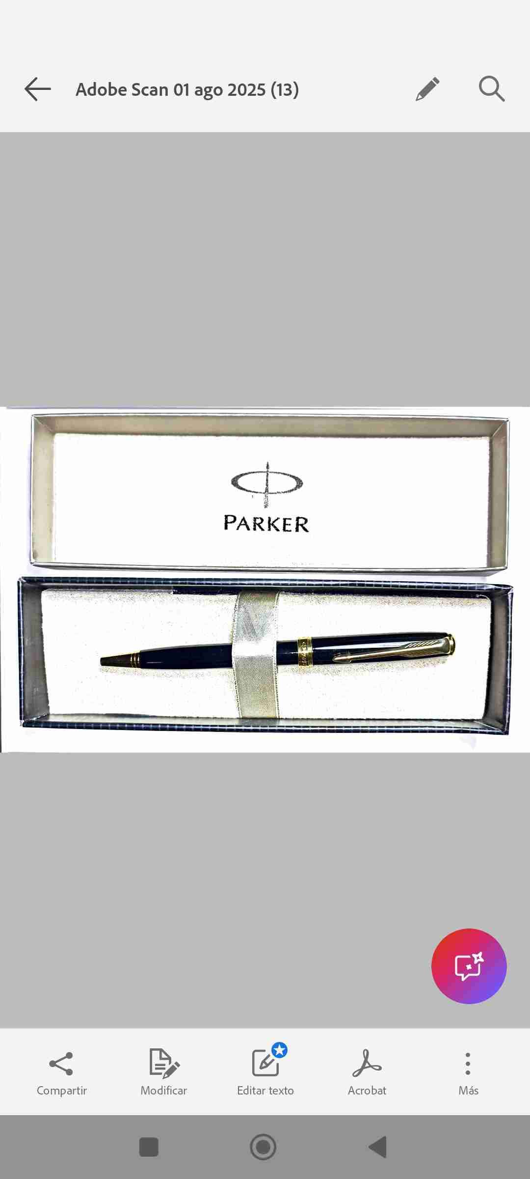 Bolígrafo metálico Parker nuevo - miniatura 3