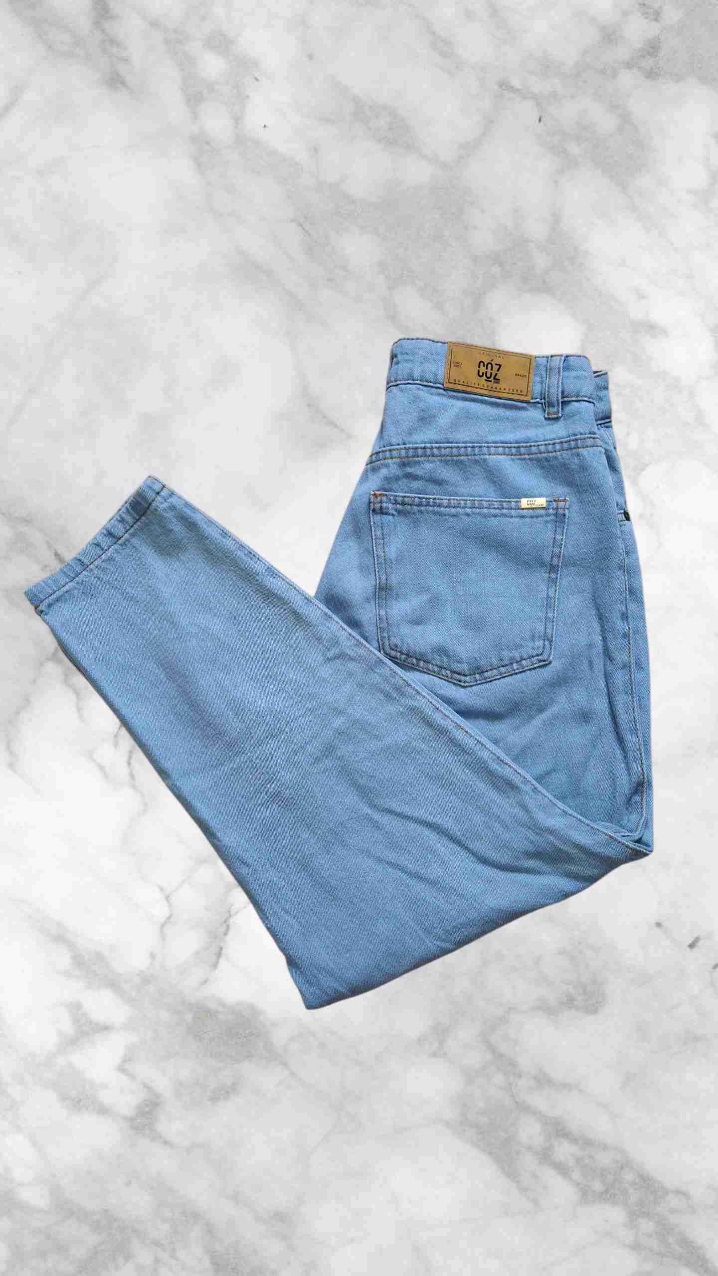 Mom jeans azules de mujer - 2