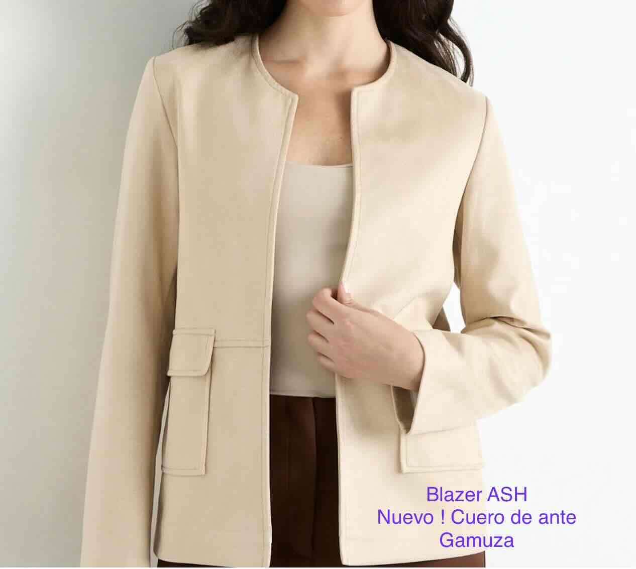 Blazer beige para mujer - 2