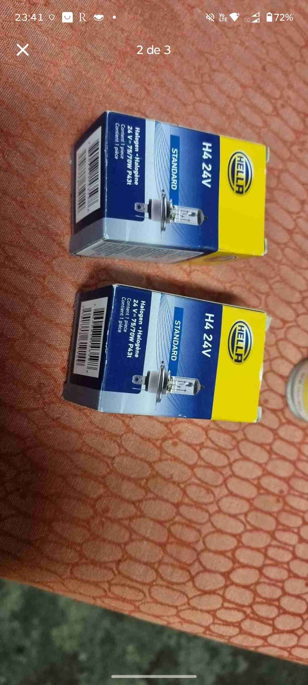 Ampolleta Hella H4 24V - miniatura 2