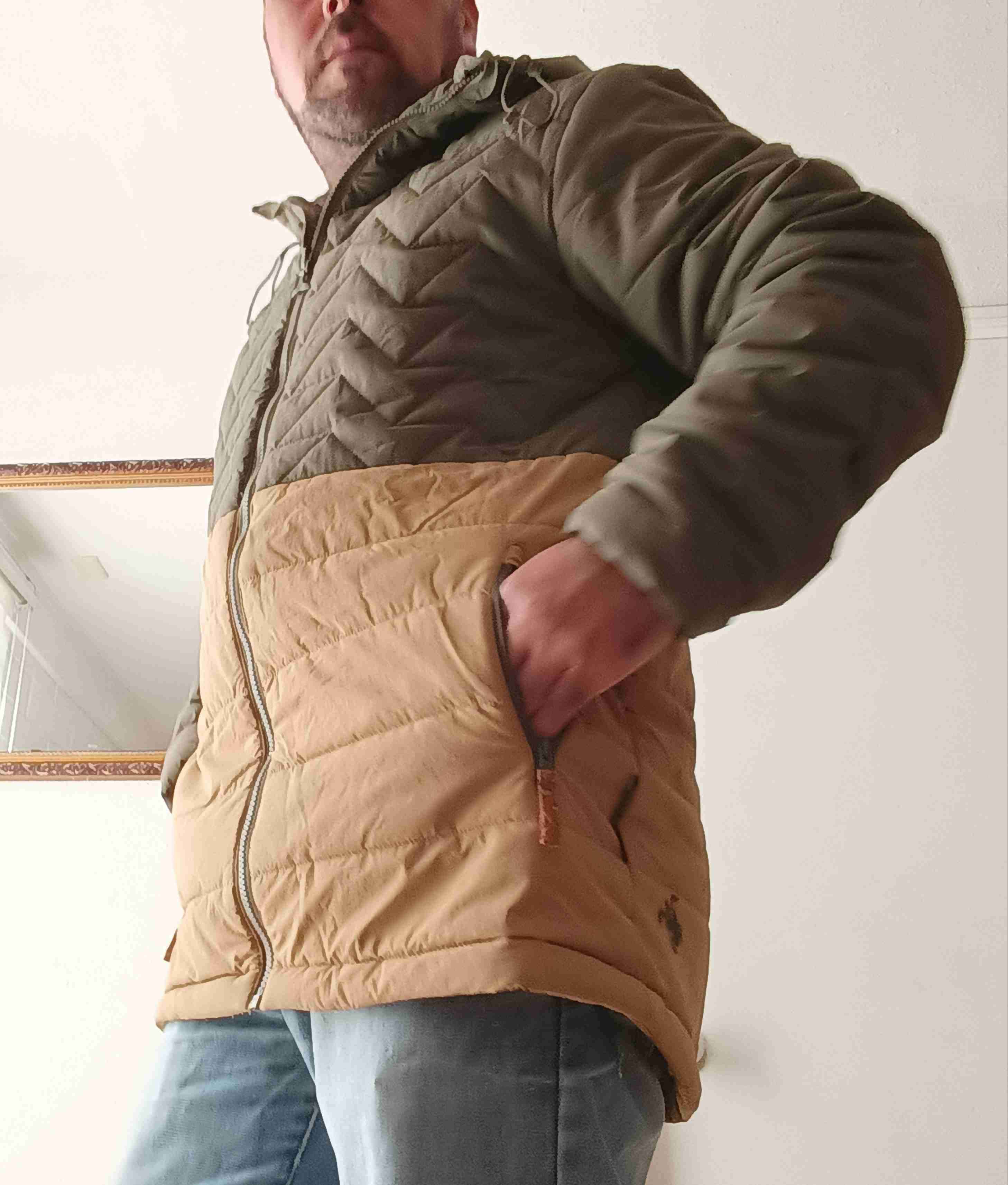 Chaqueta Haka Honu verde y beige - miniatura 6