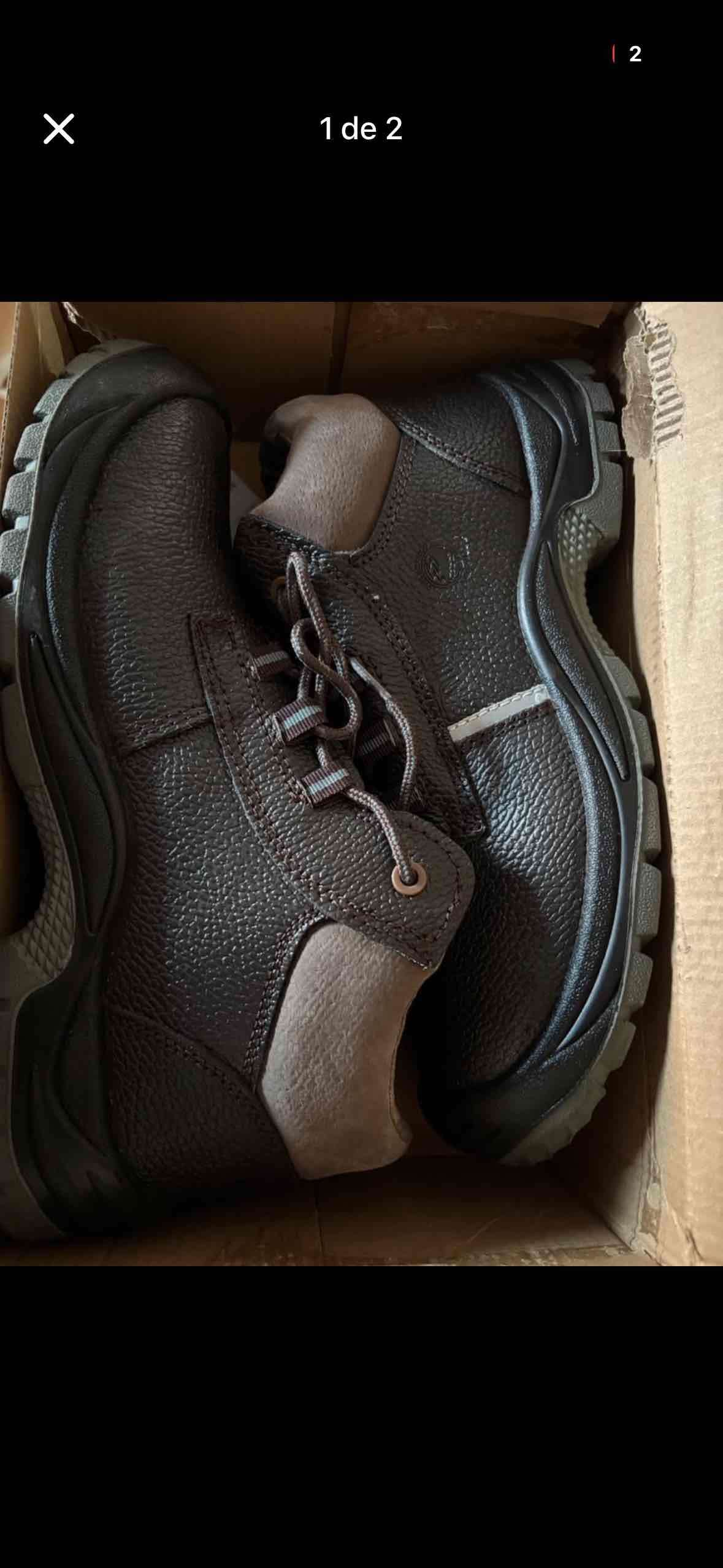 Botas de seguridad marrones
