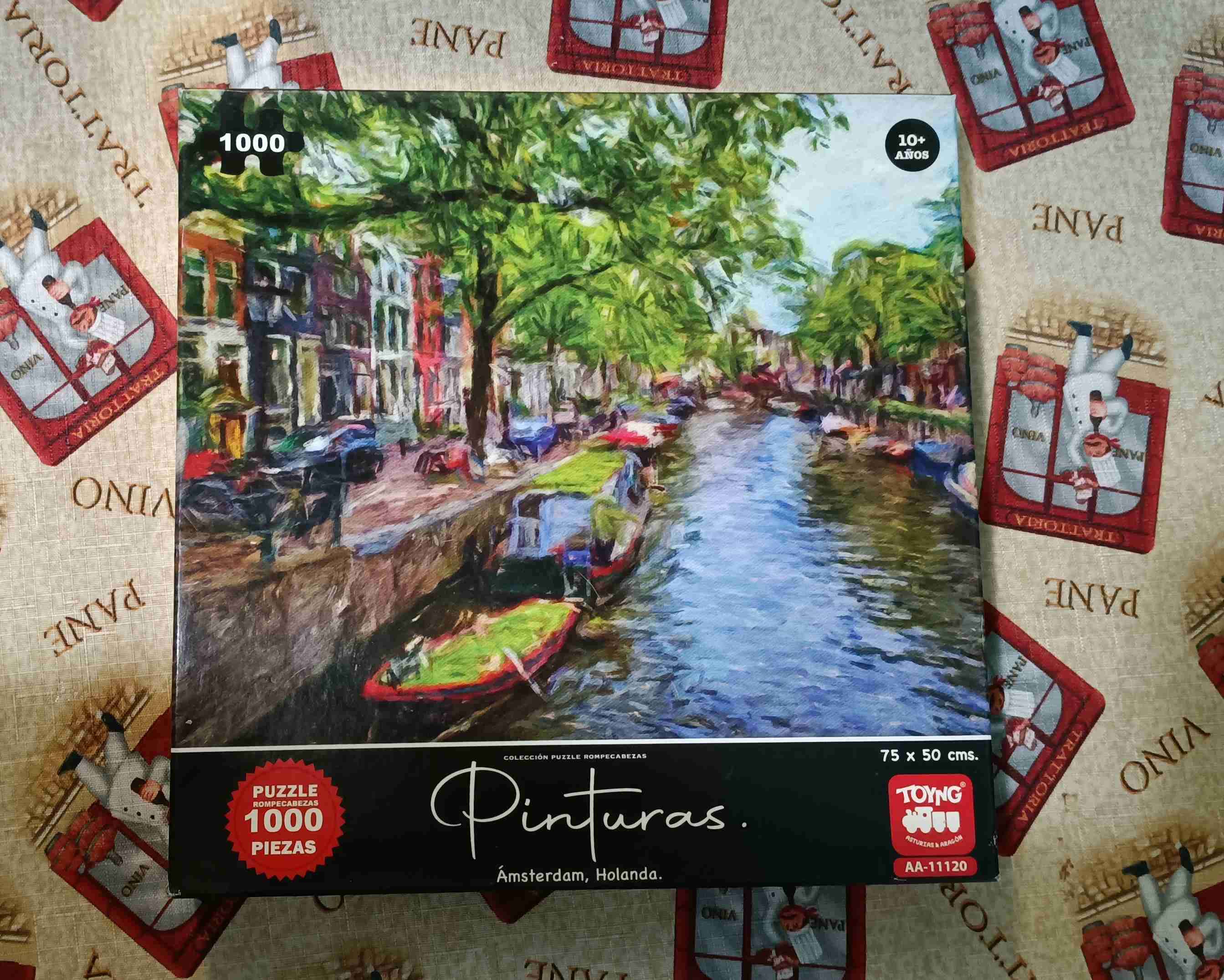 Rompecabezas 1000 piezas Ámsterdam - miniatura 1