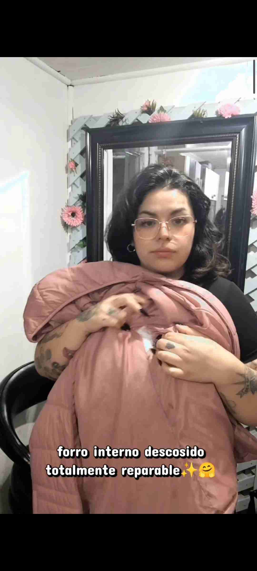 Casaca rosada nueva talla M - miniatura 5