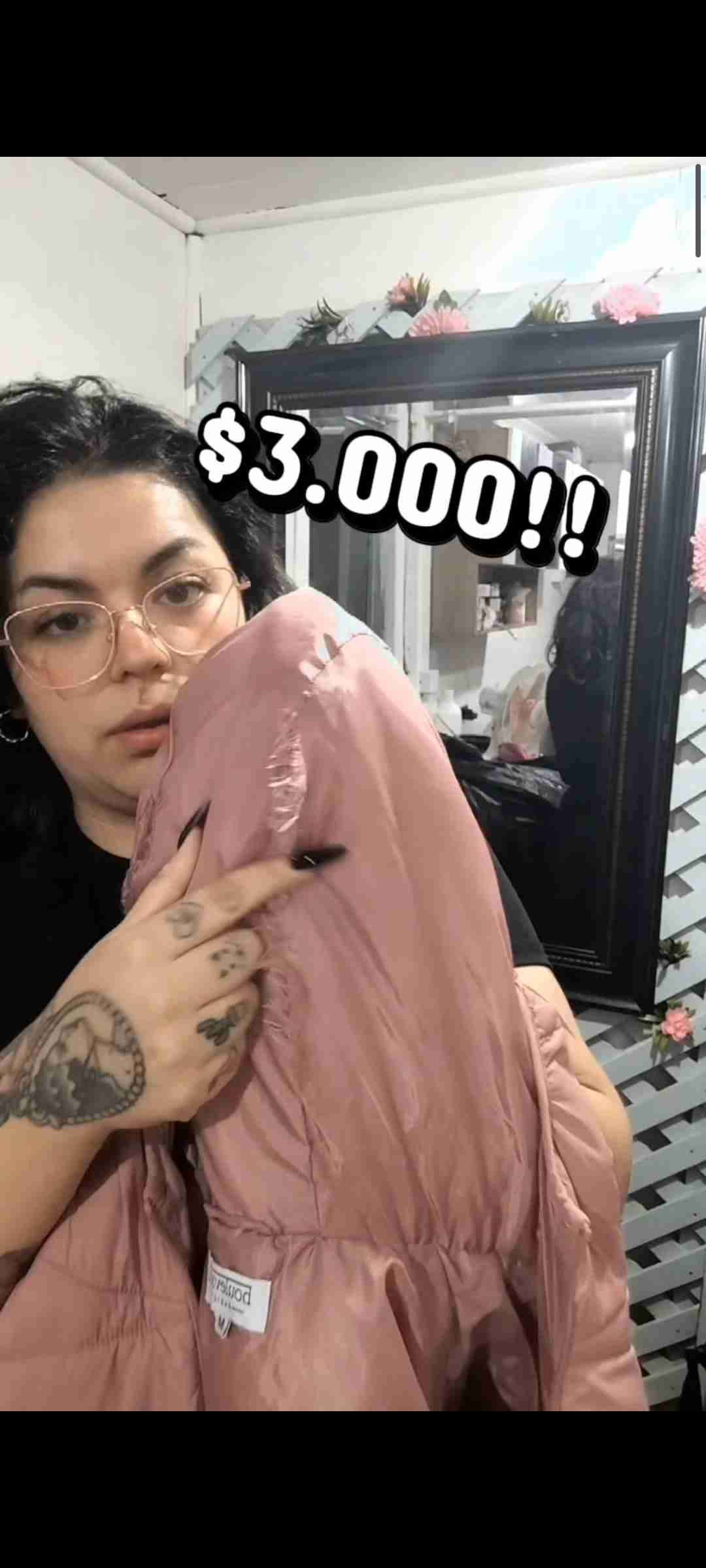 Casaca rosada nueva talla M - miniatura 6