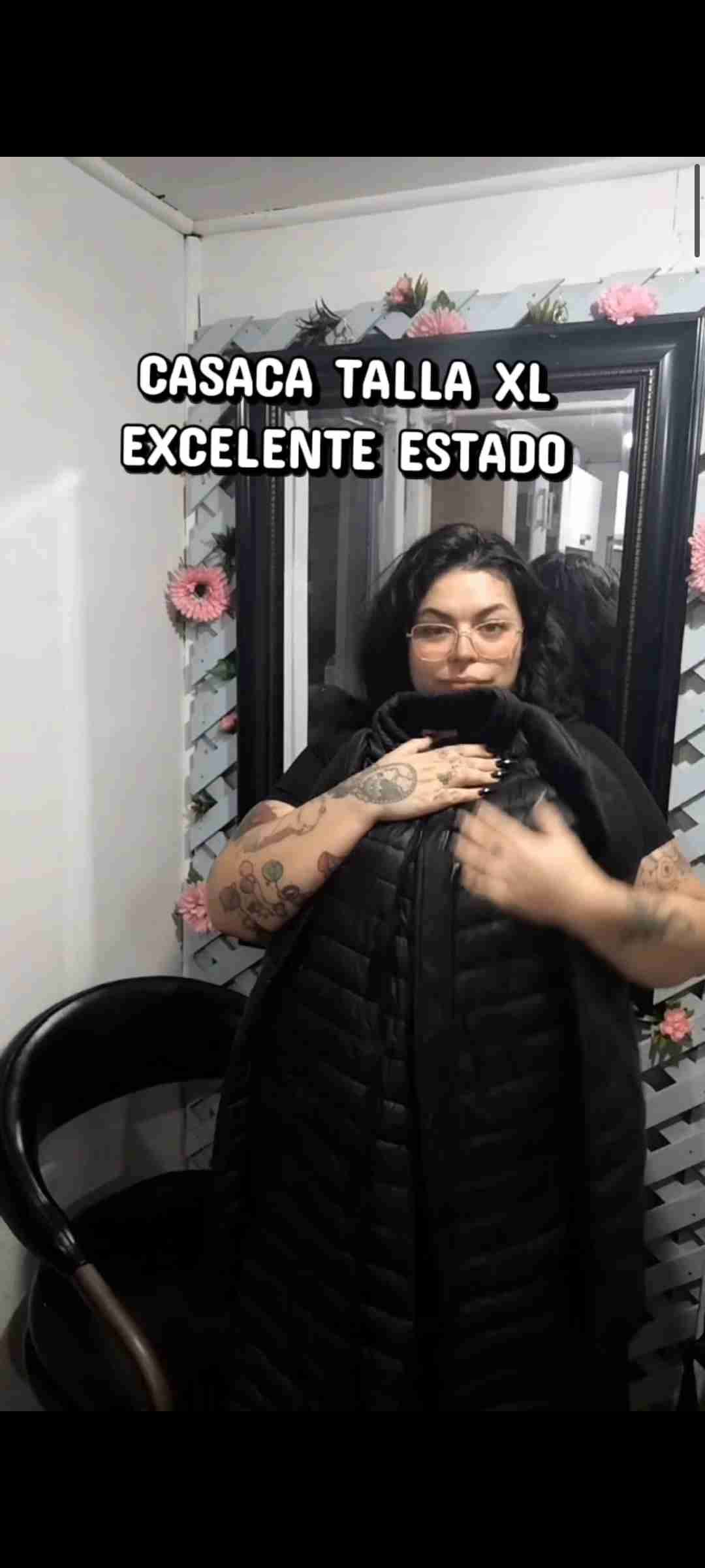 Casaca negra larga de invierno - miniatura 2