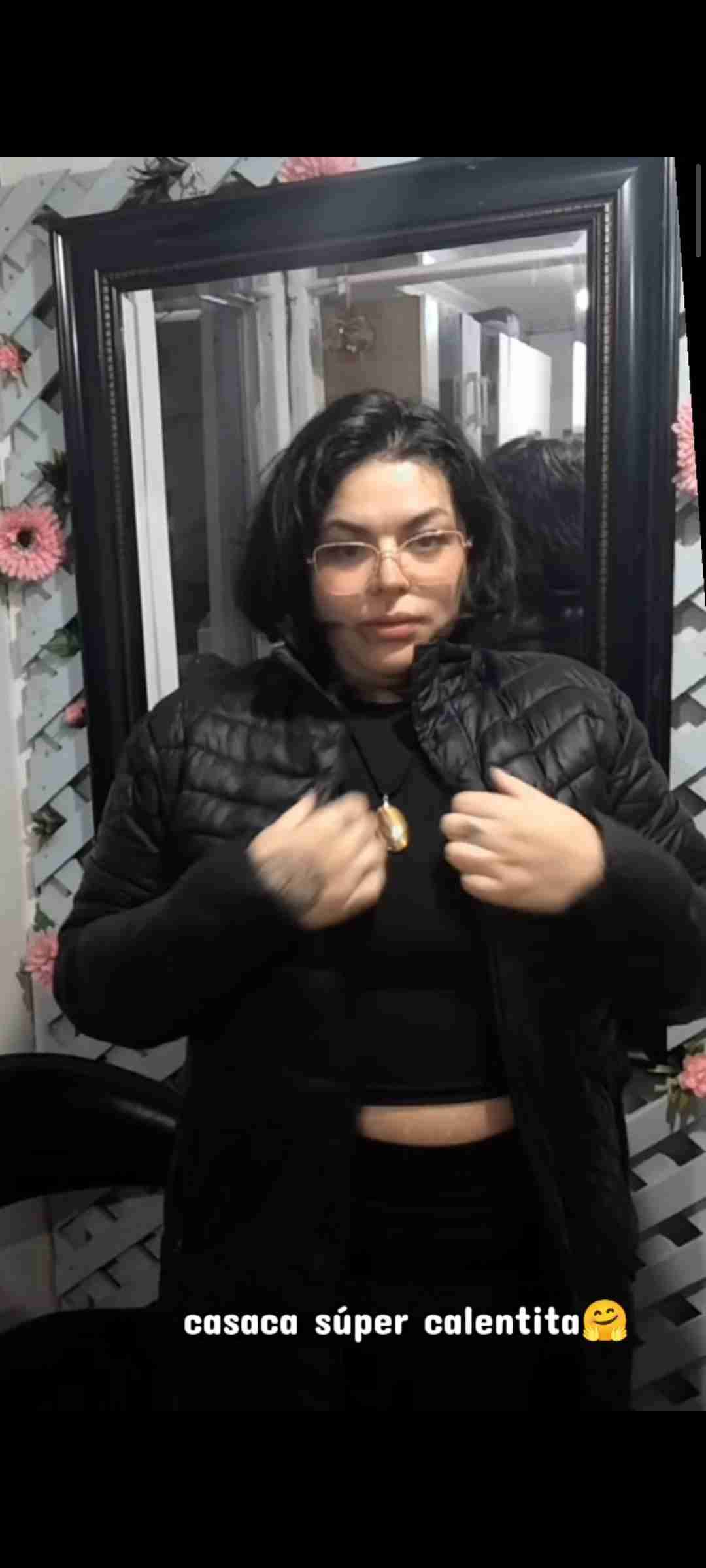 Casaca negra larga de invierno - miniatura 3