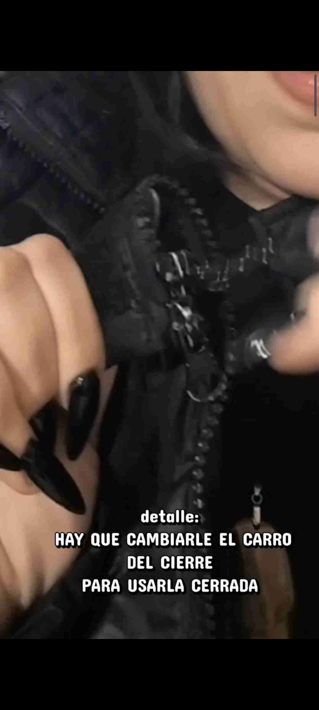 Casaca negra larga de invierno - miniatura 6