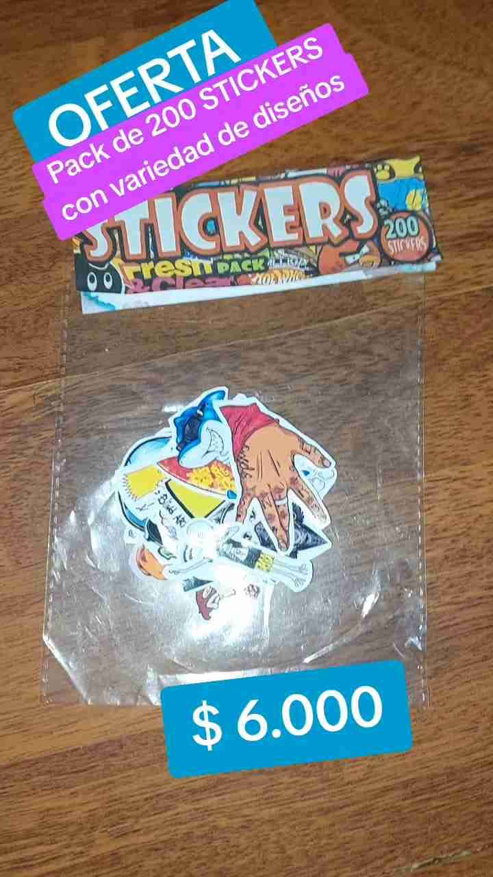Pack de 200 stickers variados - 1