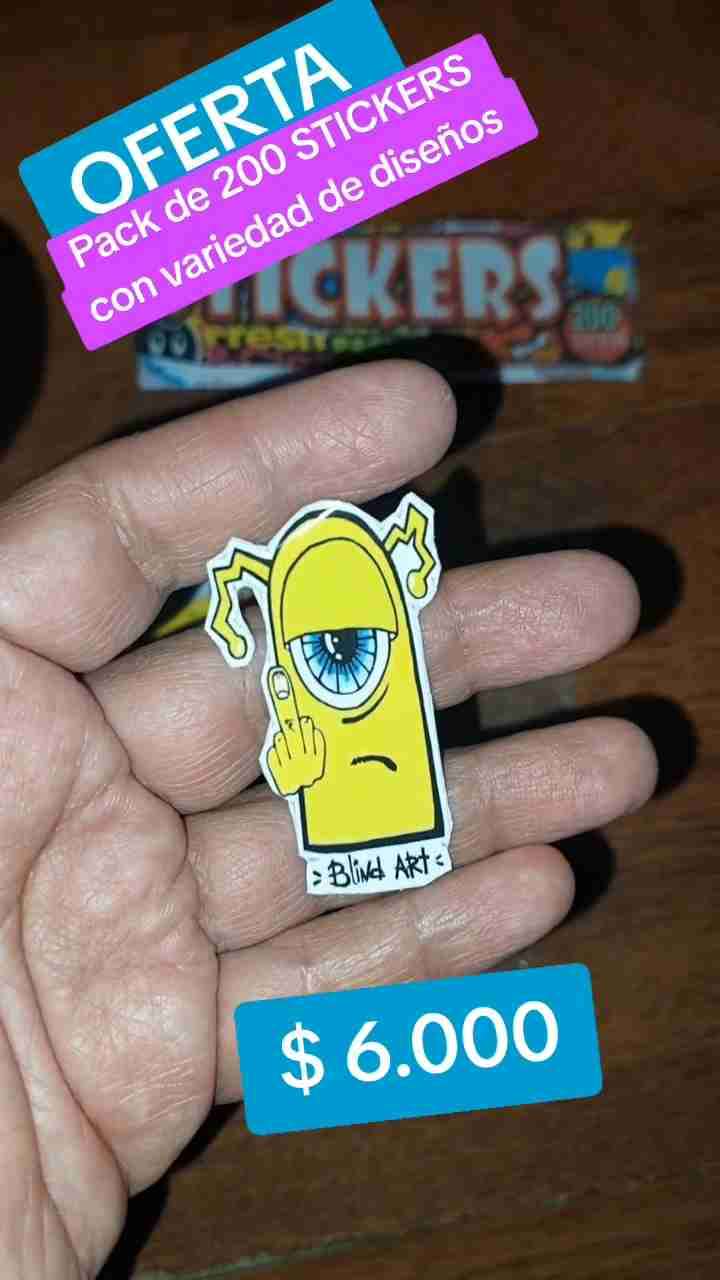 Pack de 200 stickers variados - 4