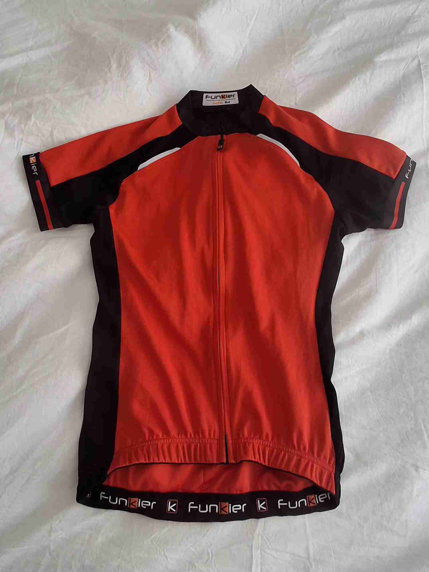 Polera ciclismo roja Funkier