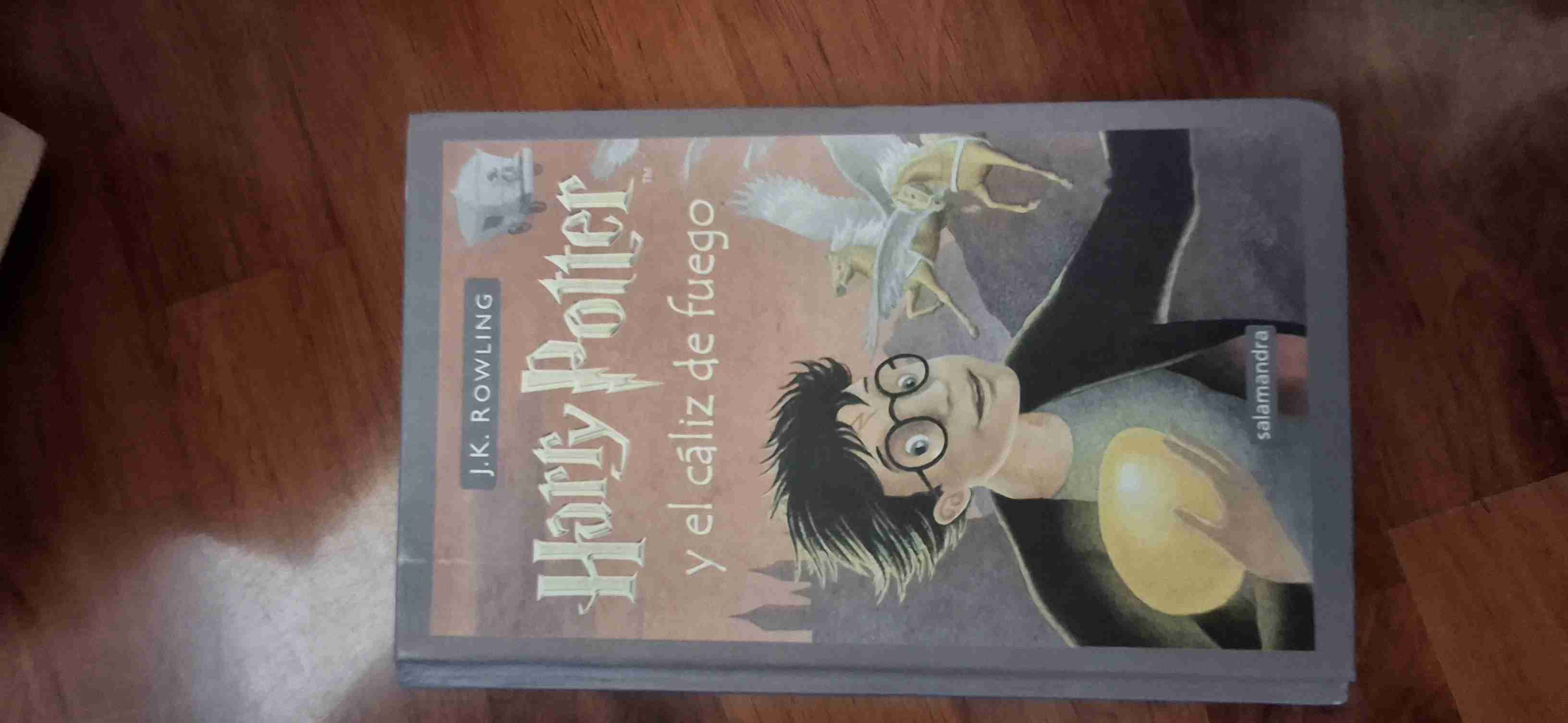 Libro Harry Potter y el cáliz de fuego
