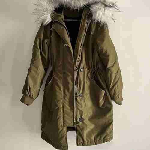 Parka con capucha de pelo HYM Talla L Oversized - miniatura 2