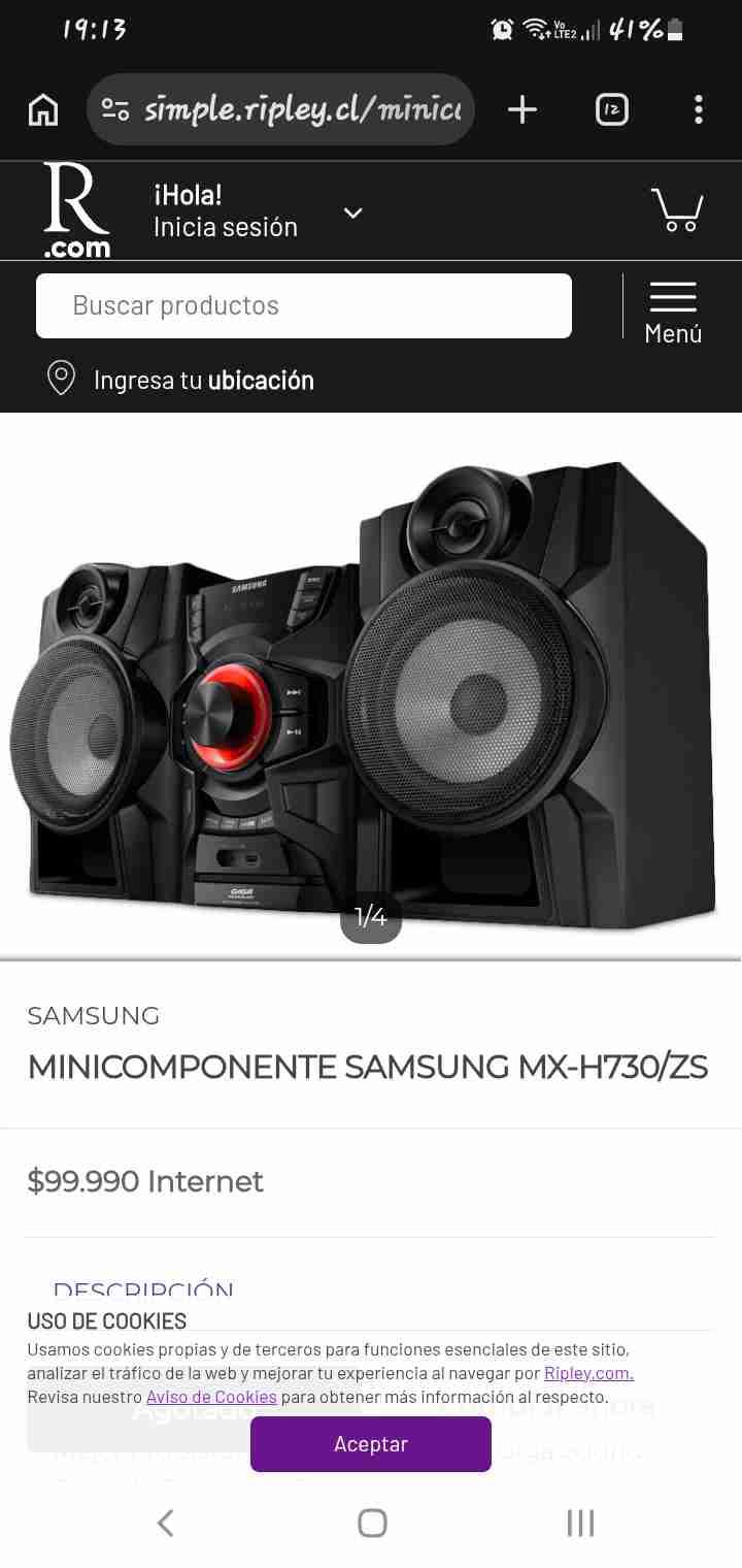 Equipo de sonido Samsung 4 P - miniatura 3