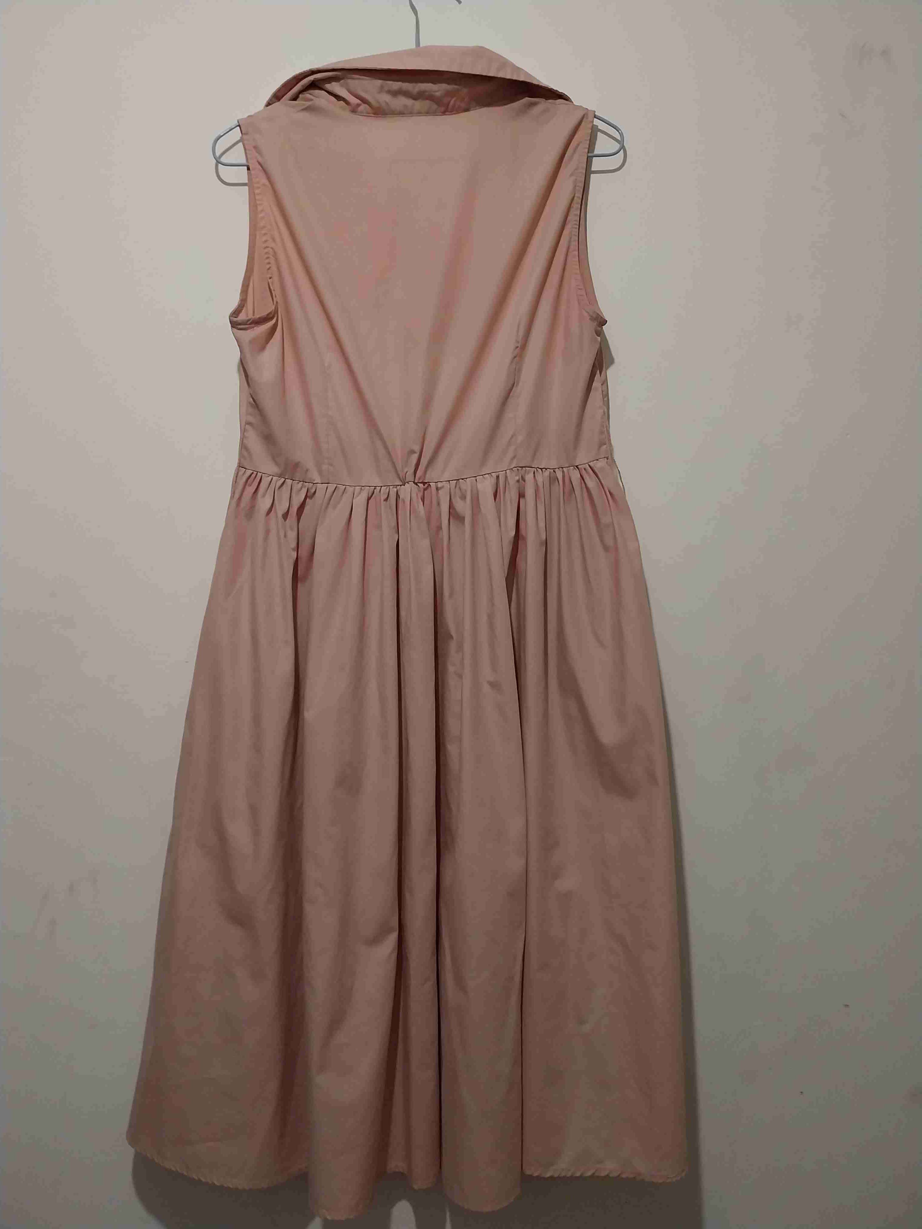 Vestido rosa sin mangas - miniatura 2