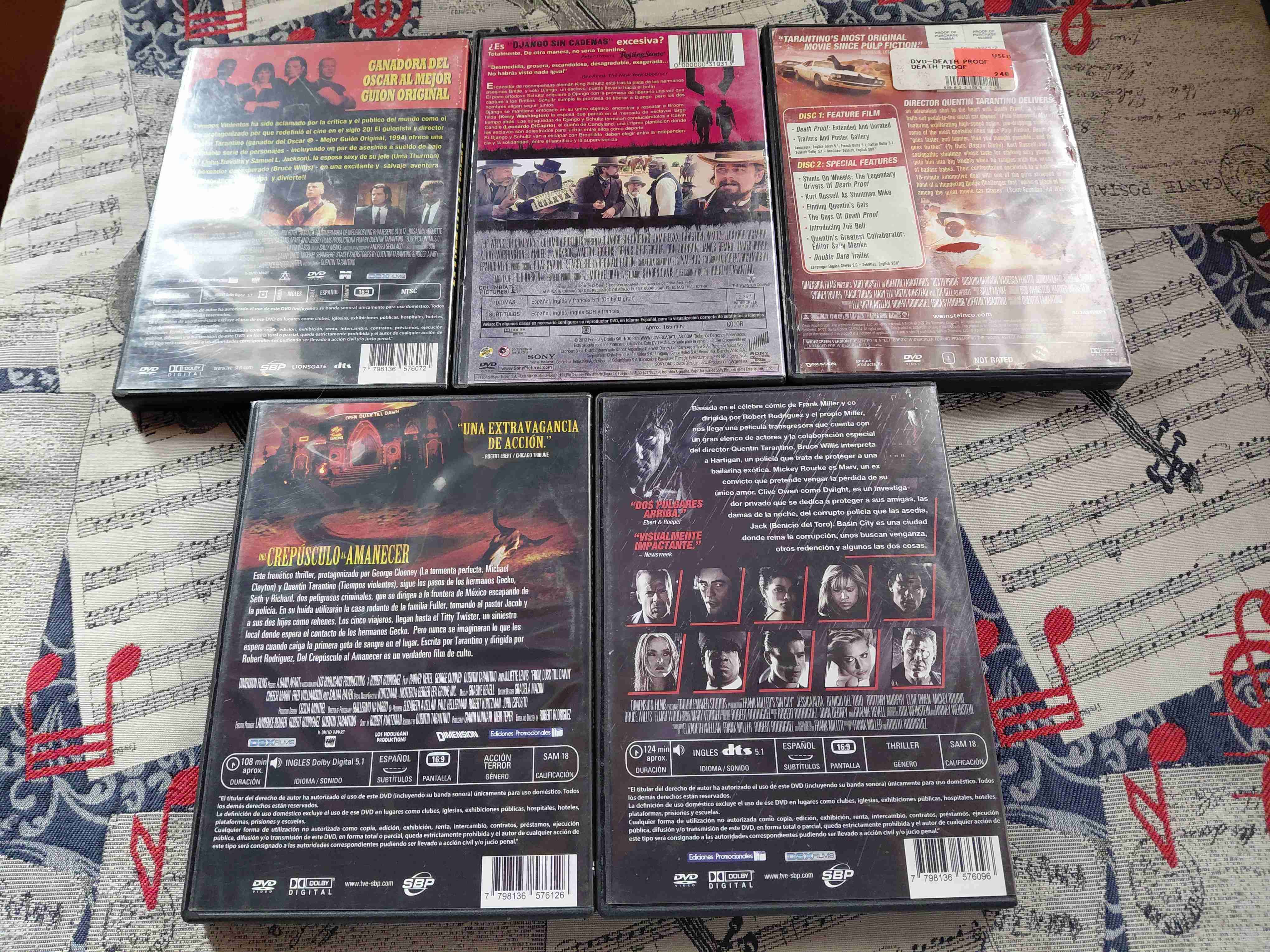 Peliculas de Quentin Tarantino en DVD - miniatura 2