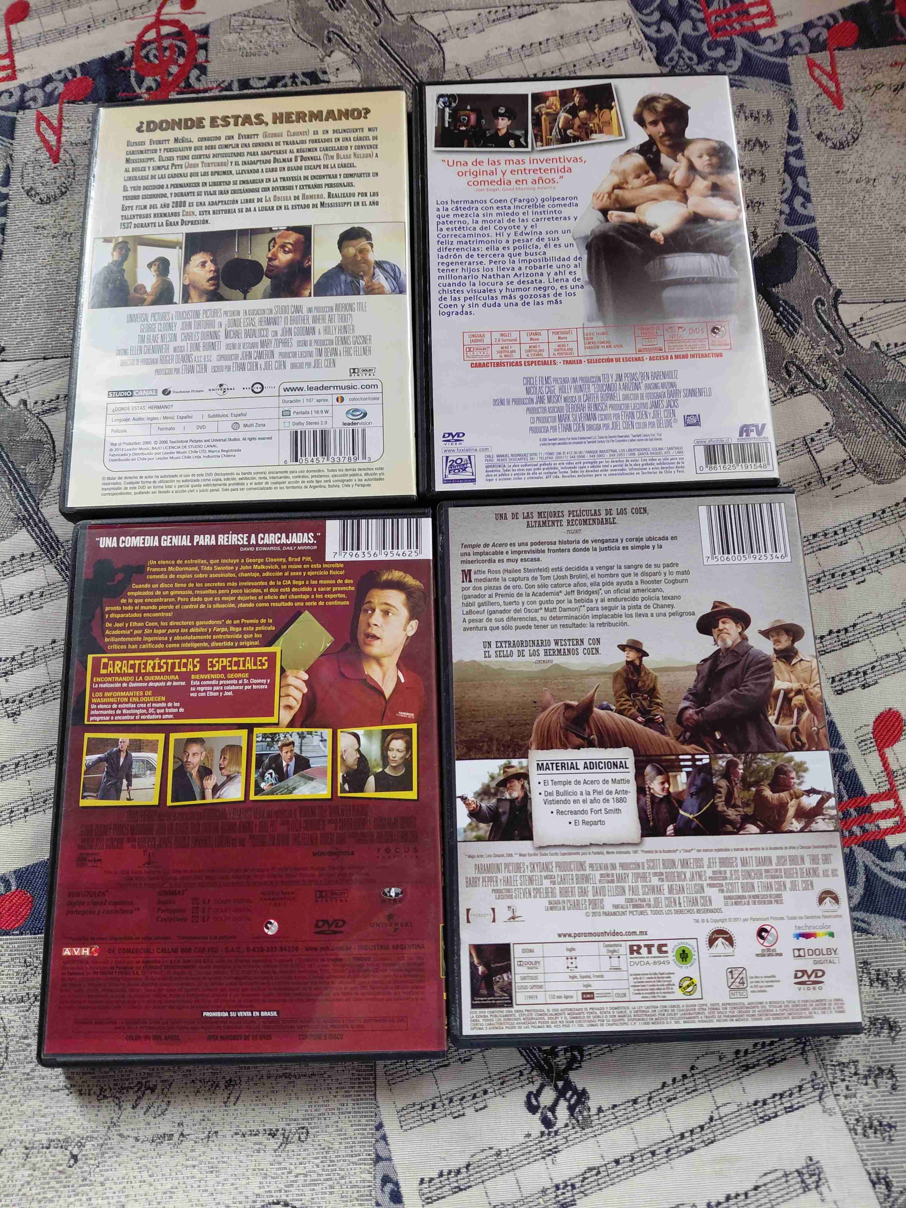 Películas de Los Hermanos Coen en DVD - miniatura 2