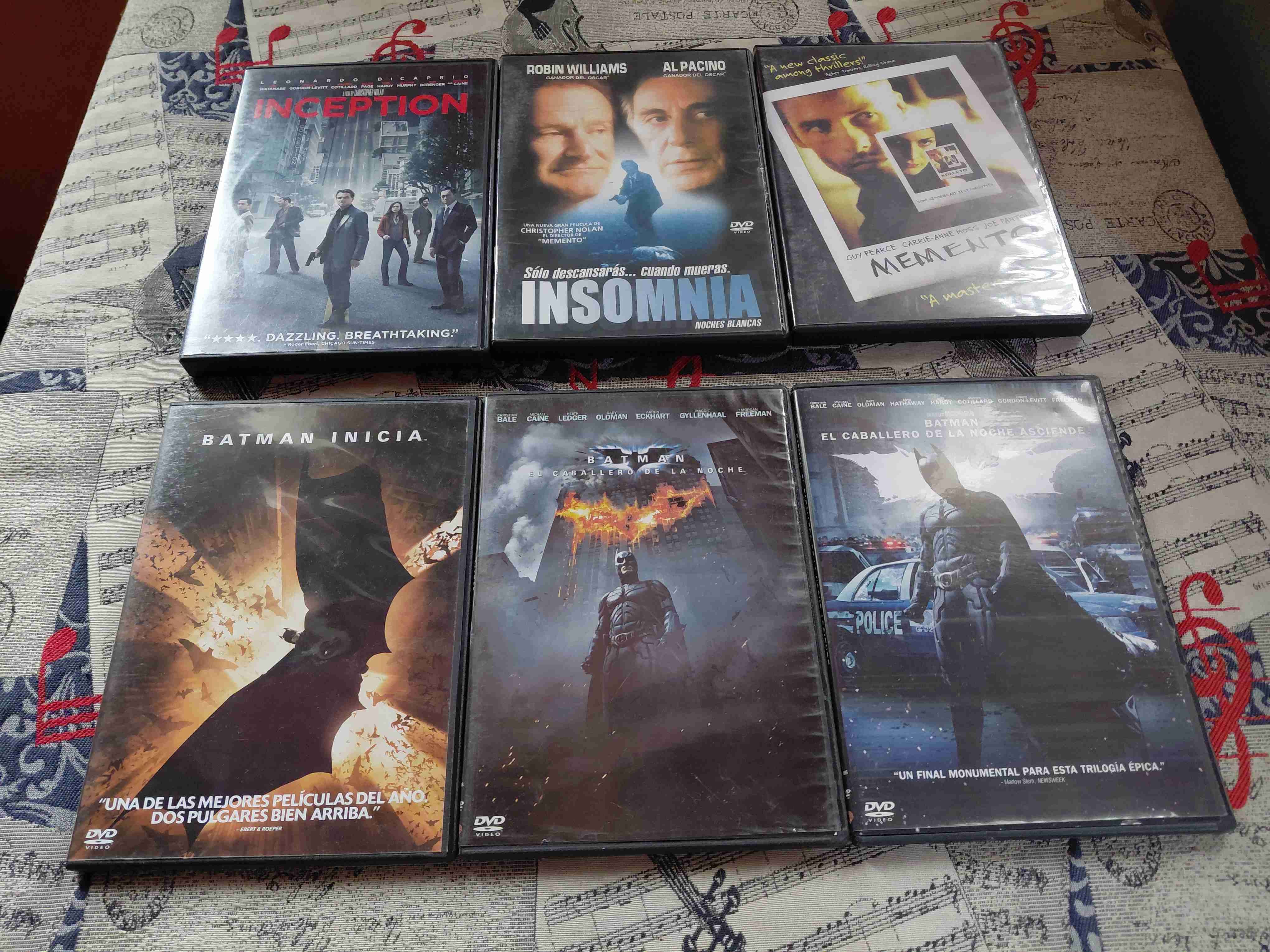Películas de Christopher Nolan en DVD - 1
