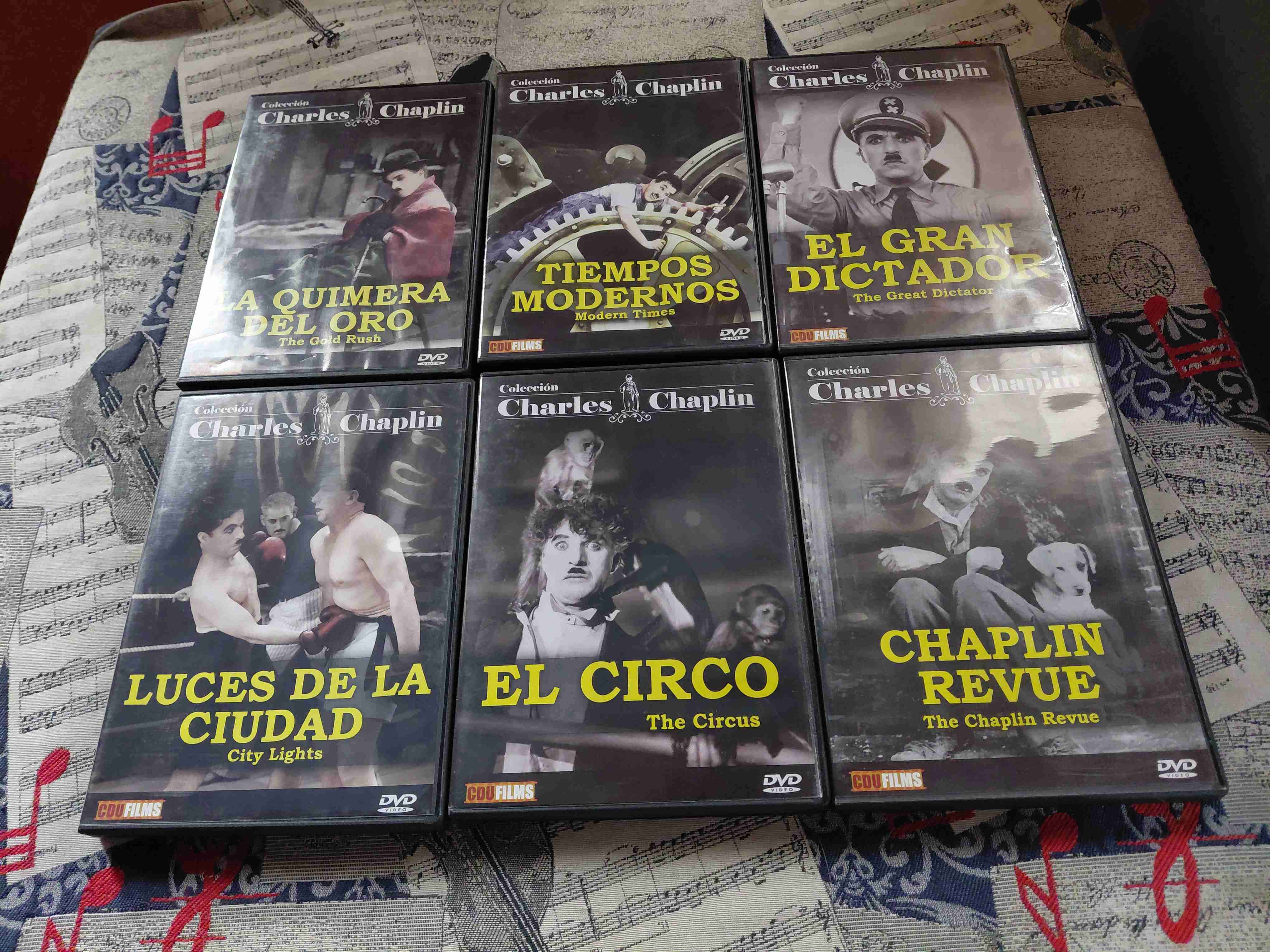 Colección de DVDs de Charles Chaplin - 1