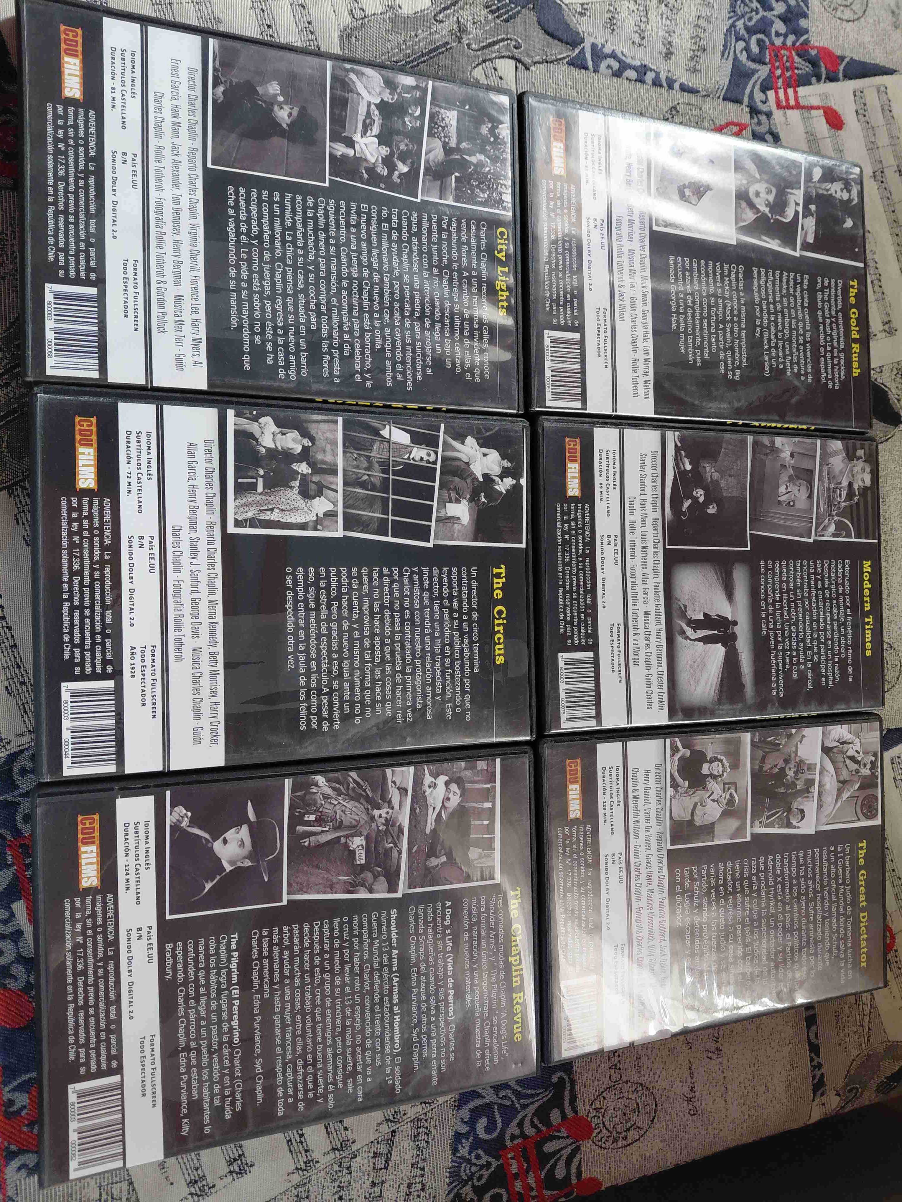 Colección de DVDs de Charles Chaplin - 2