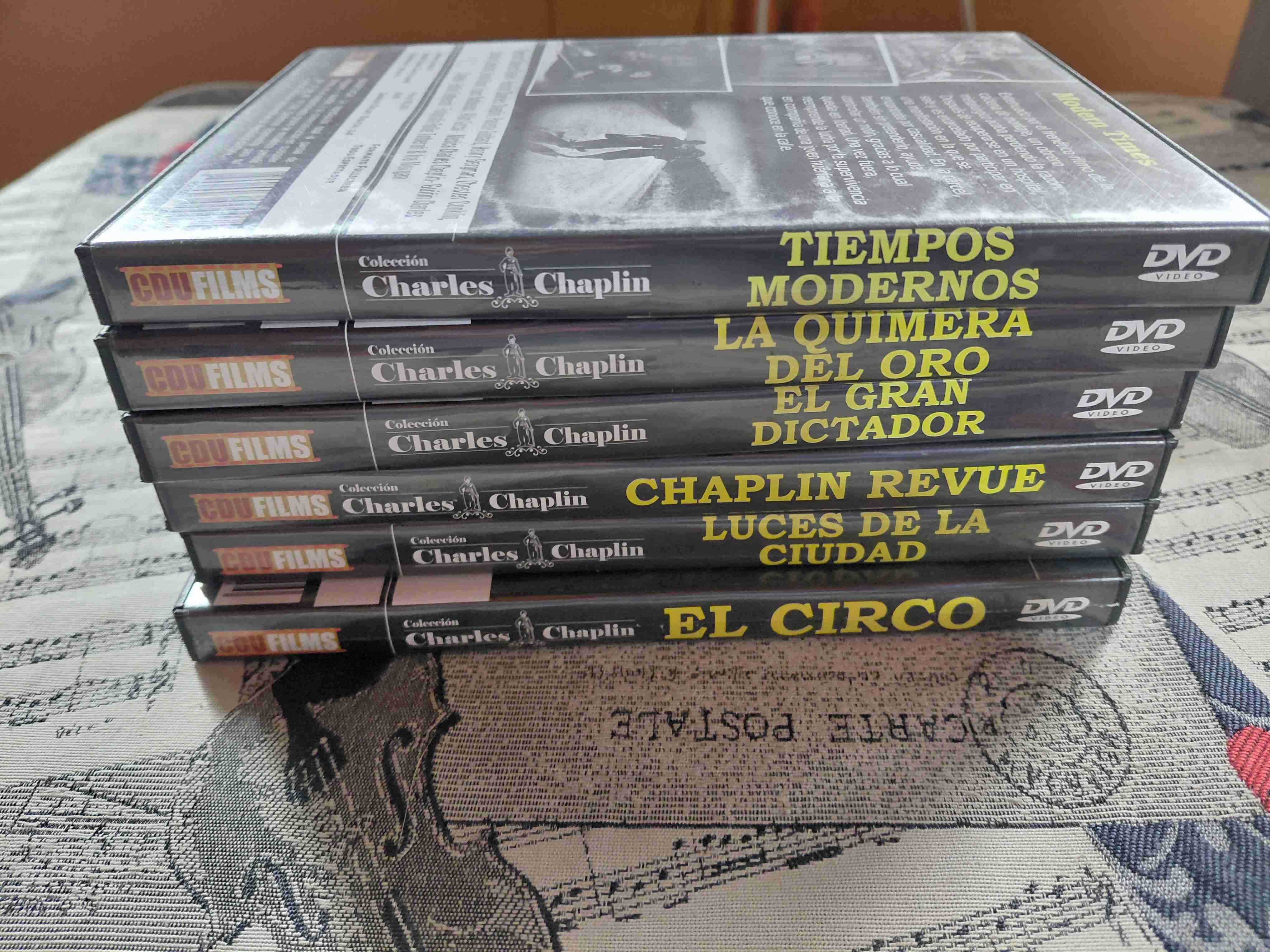 Colección de DVDs de Charles Chaplin - 3