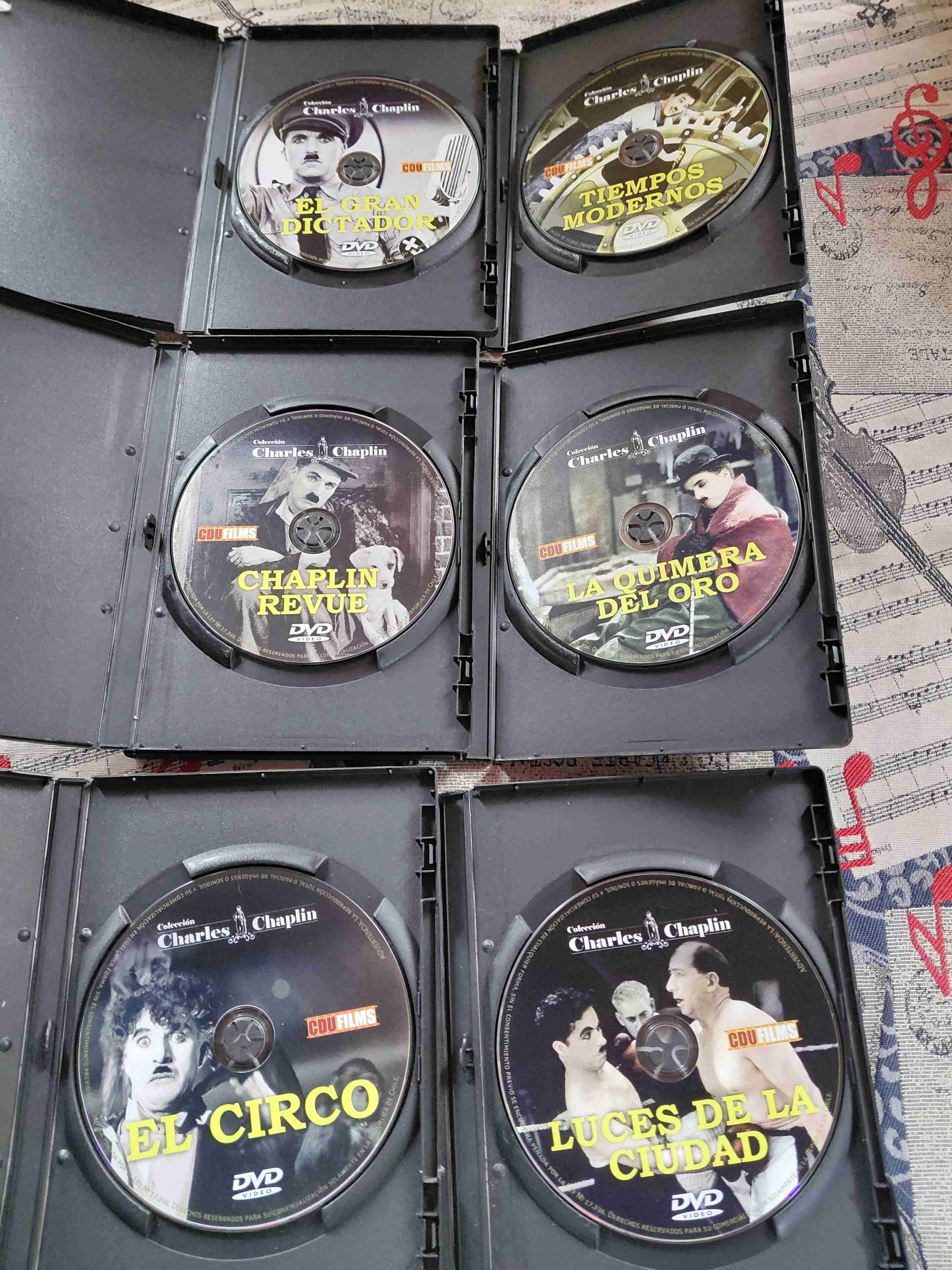 Colección de DVDs de Charles Chaplin - 4