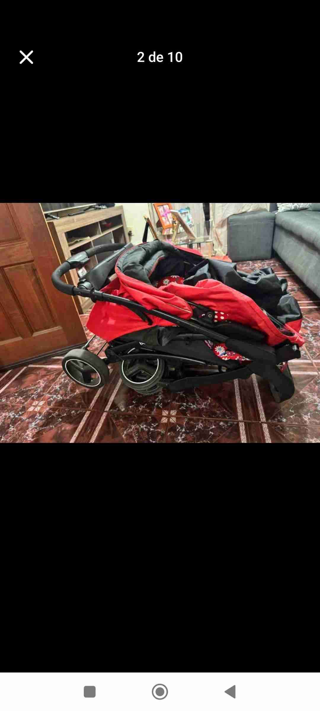 Coche de bebé rojo - 2
