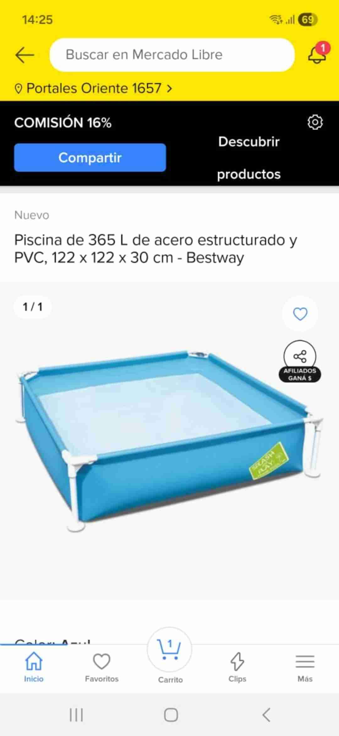 Piscina Bestway 365 L - miniatura 1
