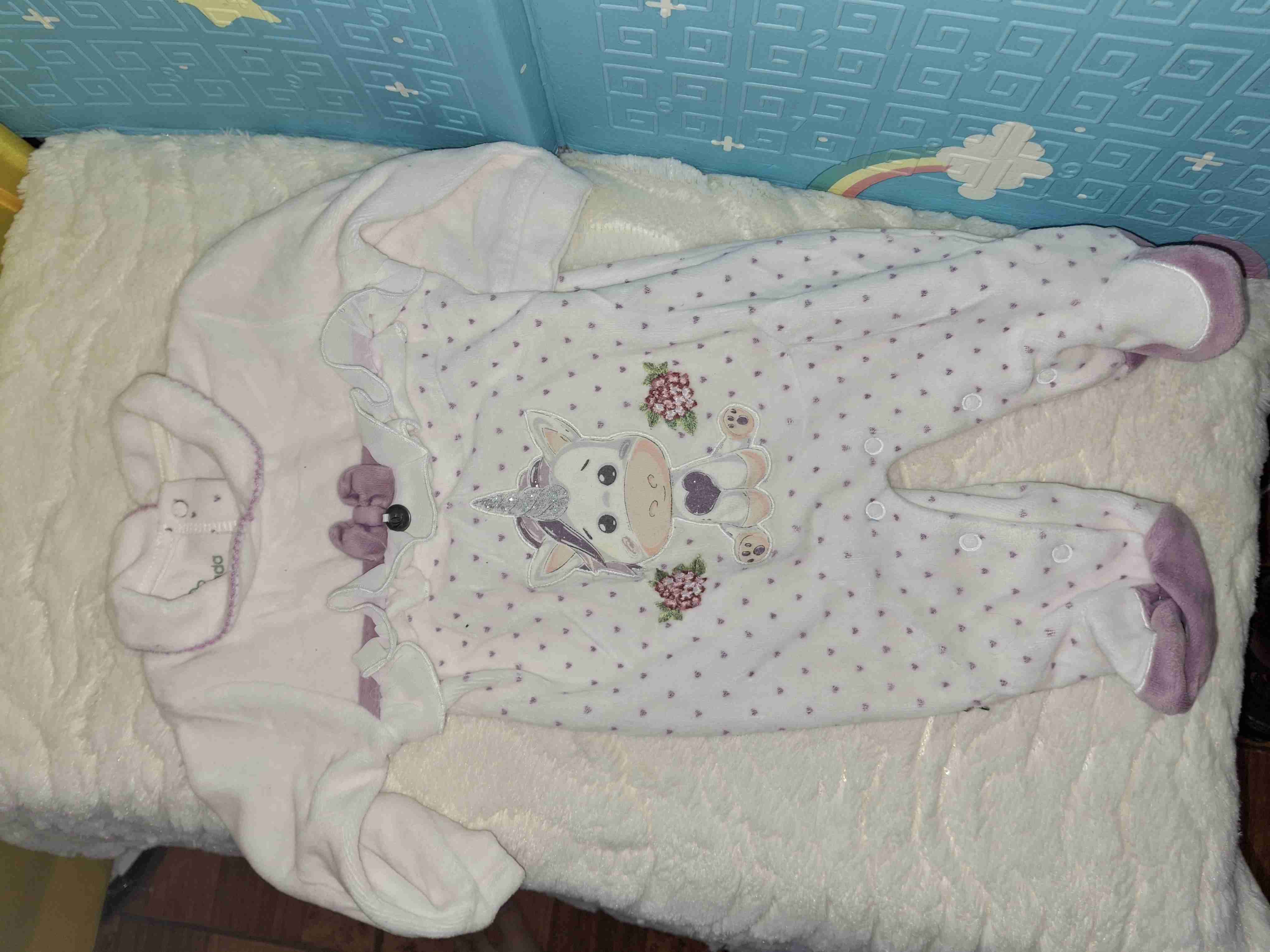 Pijama bebé unicornio - miniatura 1