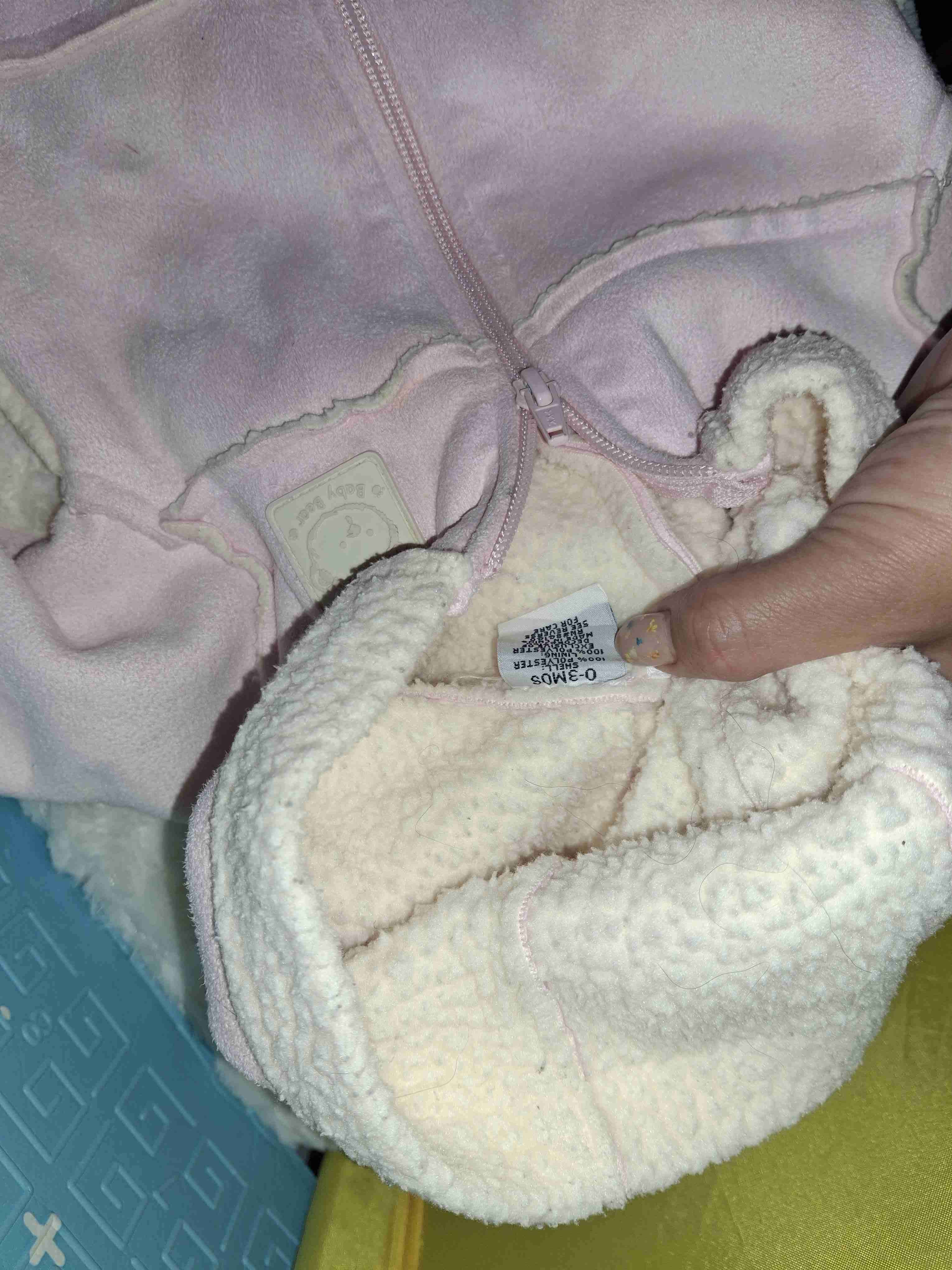 Enterito polar rosado para bebé cuero - miniatura 2