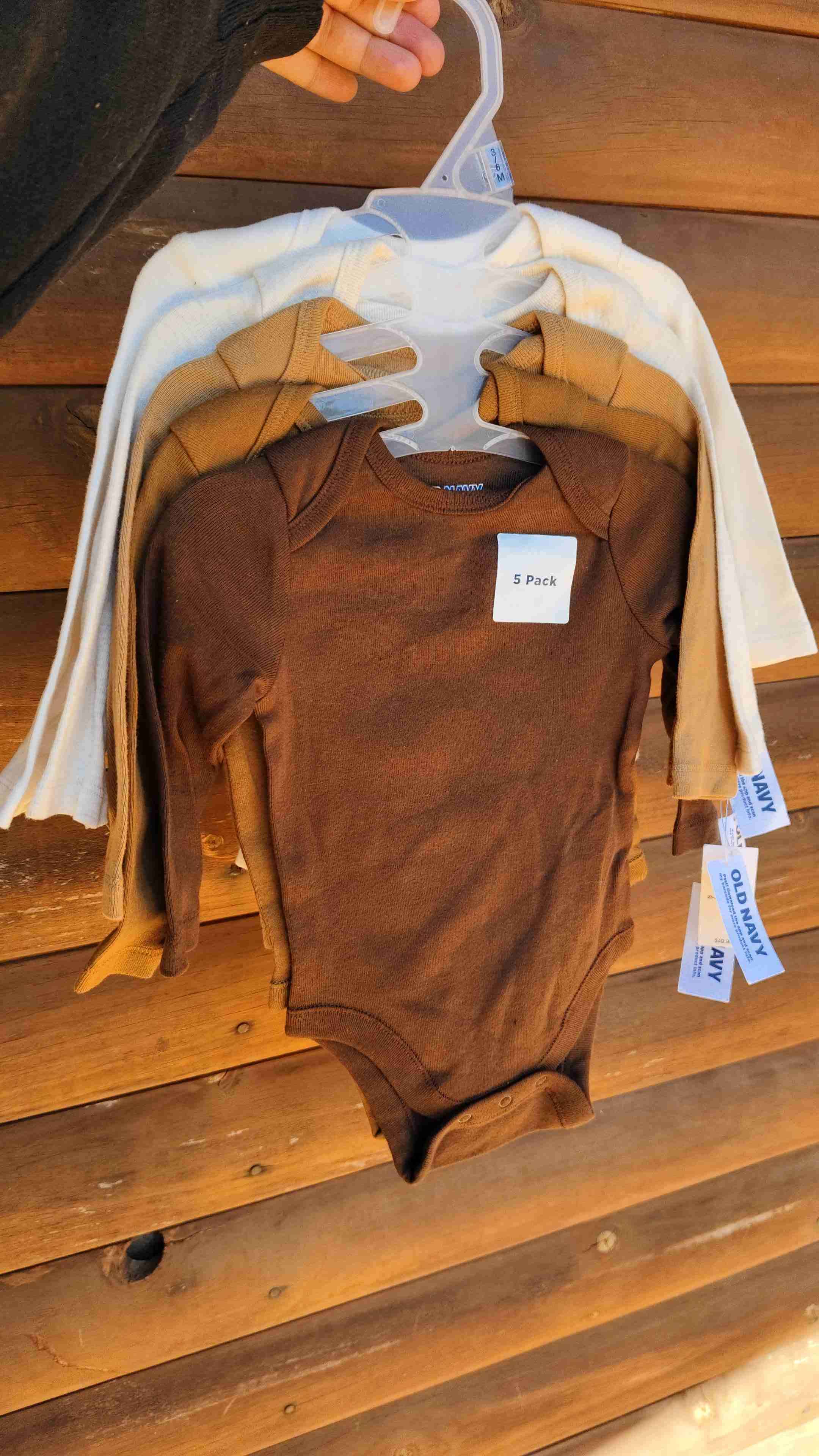 Pack 5 bodysuits de bebé Old Navy - 1