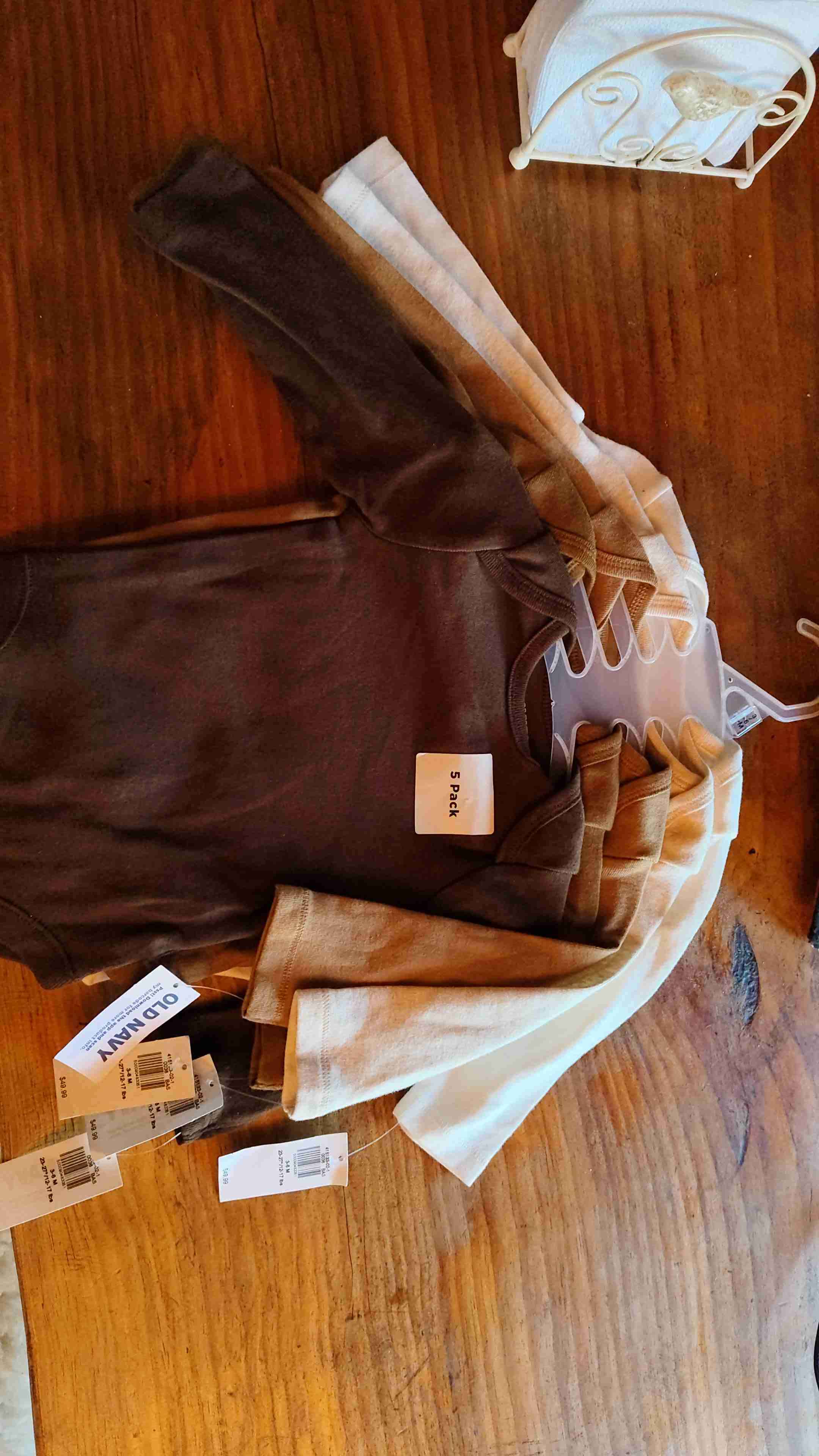 Pack 5 bodysuits de bebé Old Navy - 6