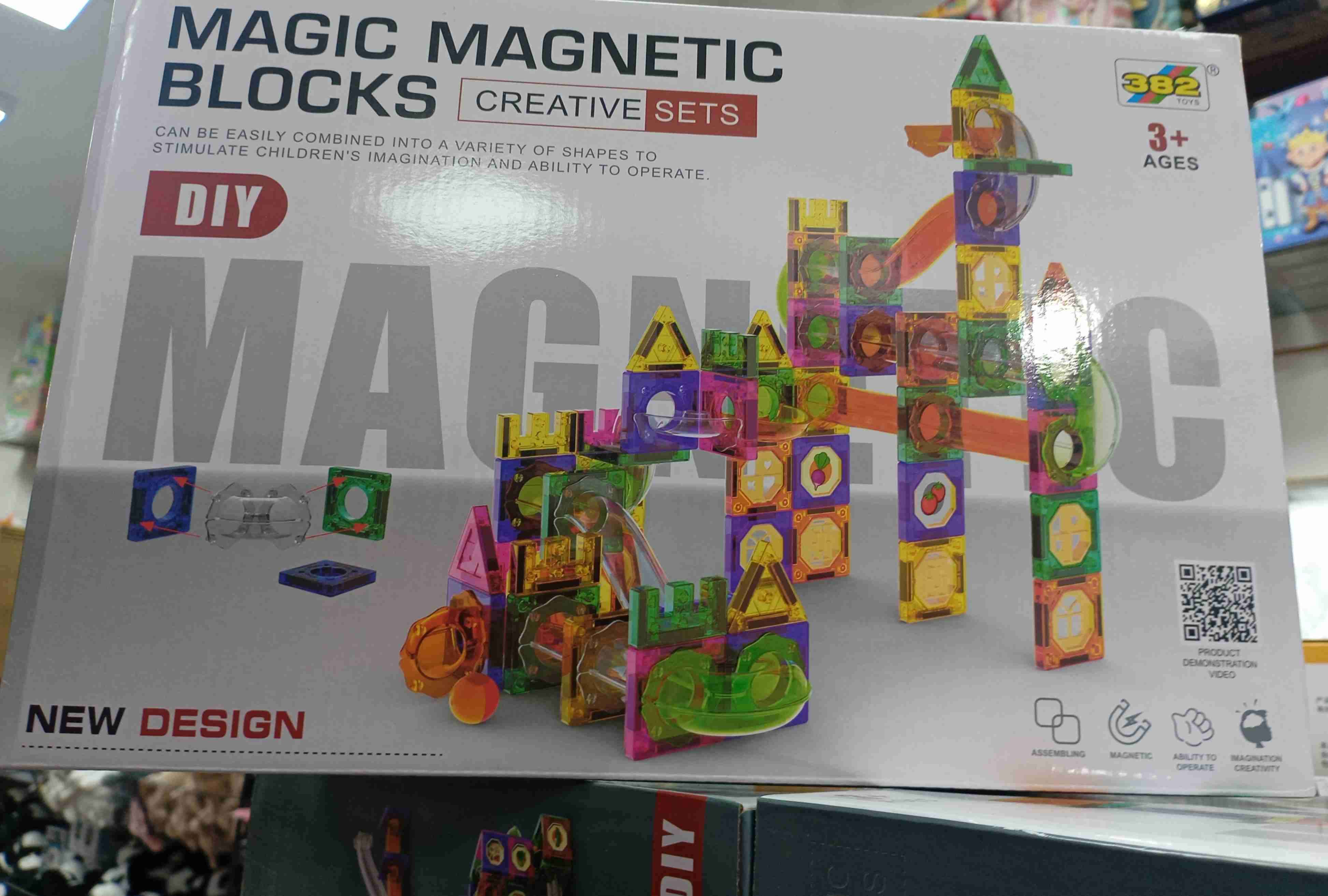 Set de bloques magnéticos para niños - miniatura 2