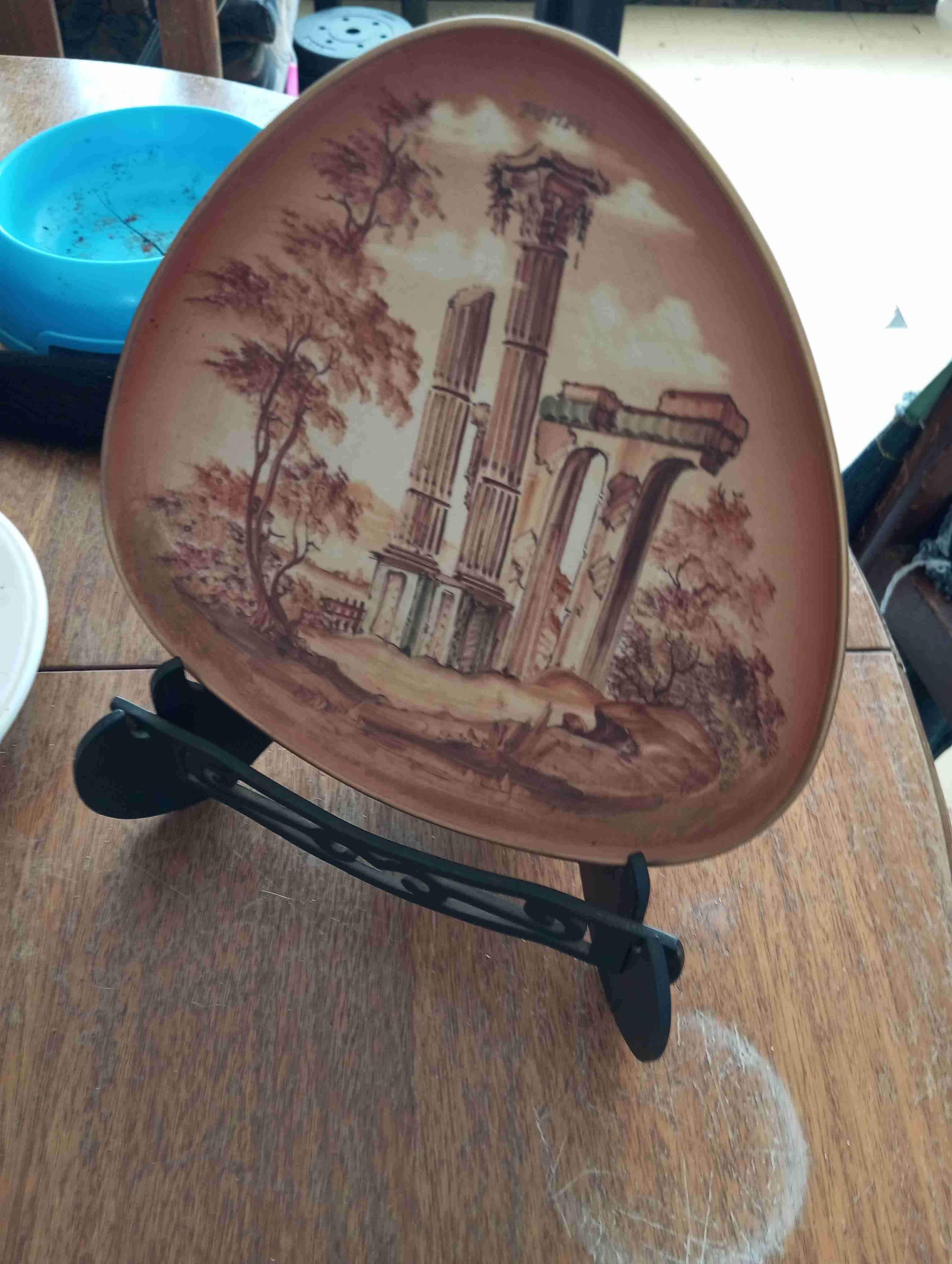 Plato decorativo de cerámica - miniatura 3