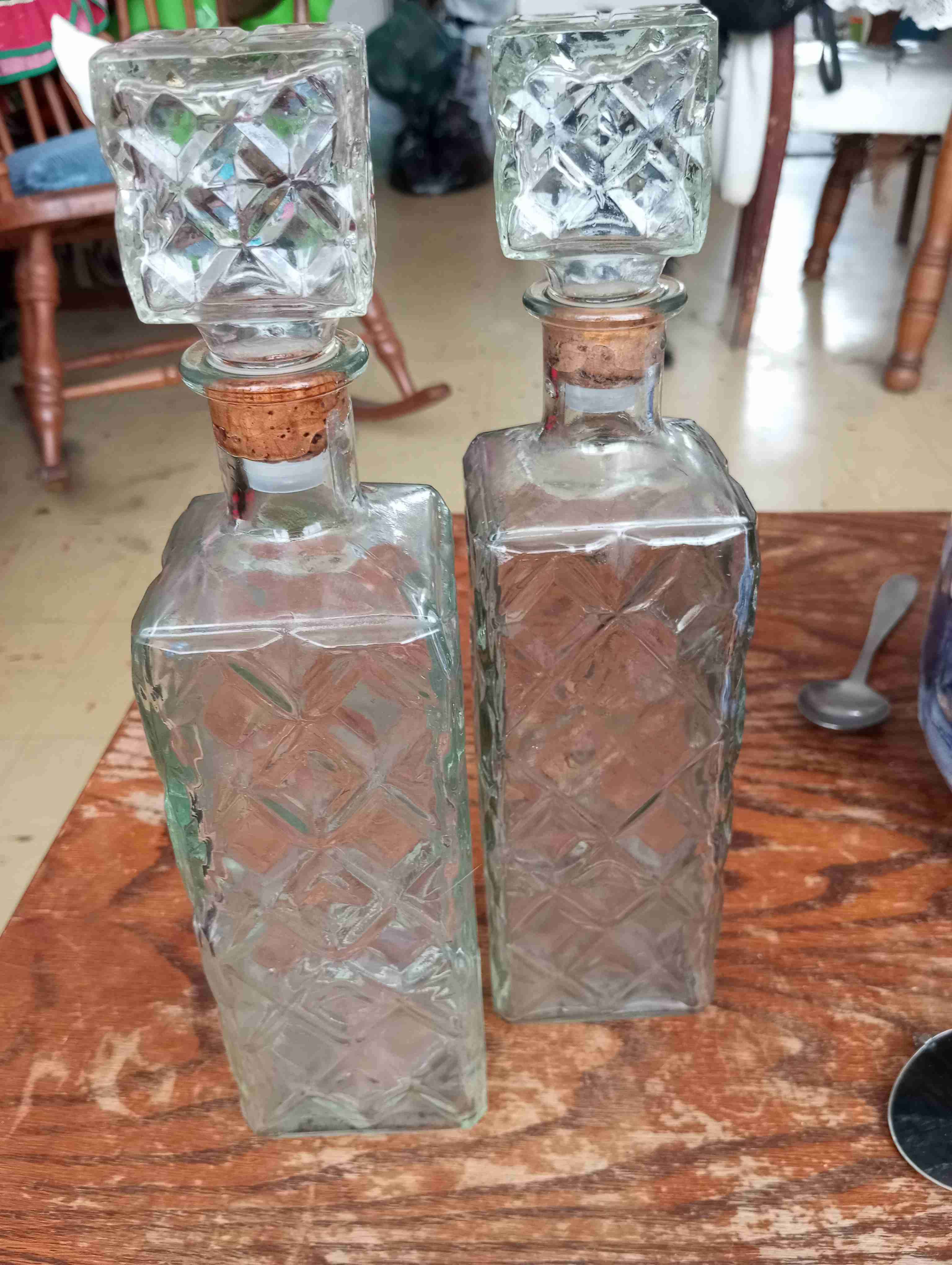 Botellas de vidrio tallado - miniatura 1