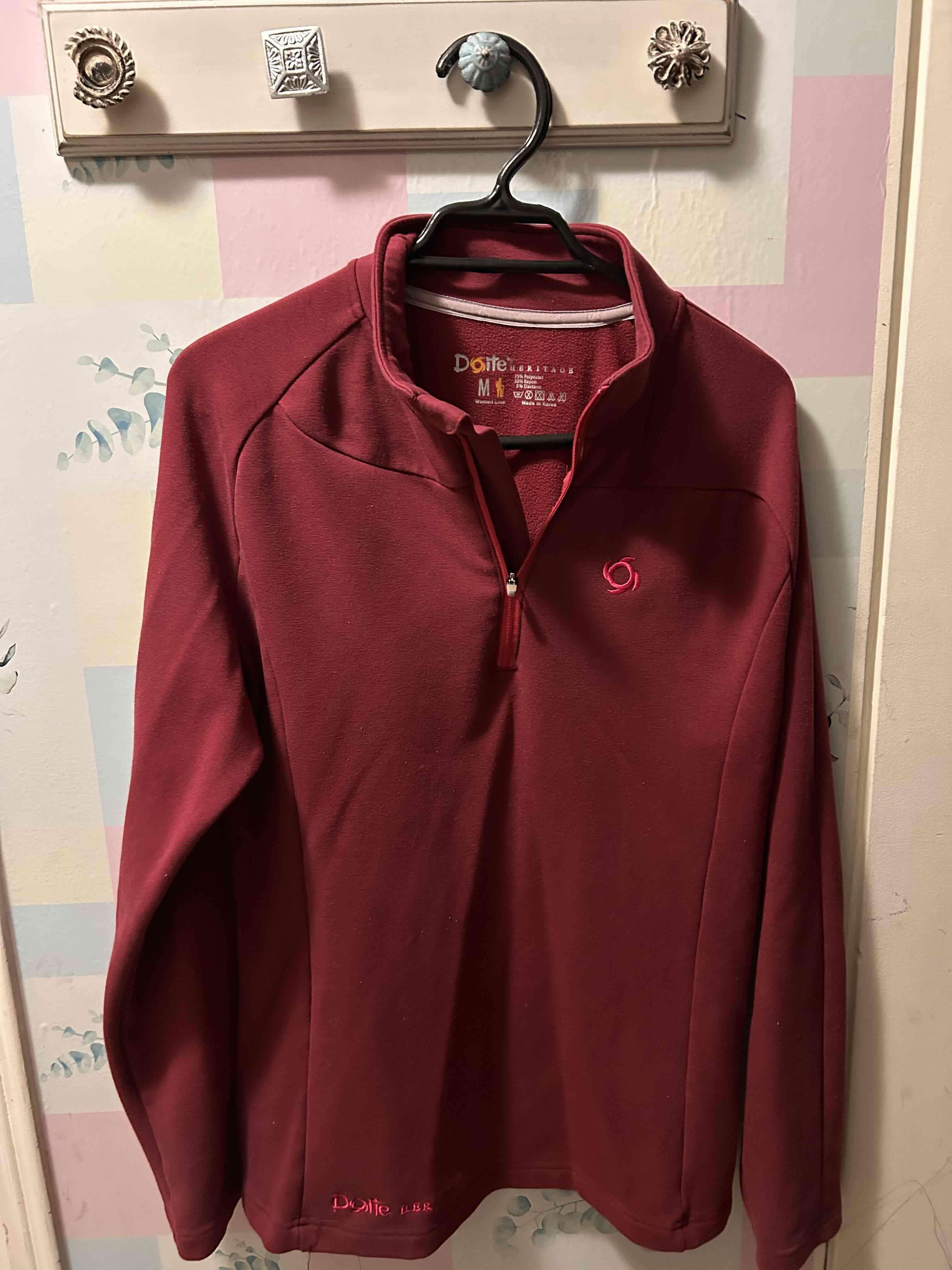 Polerón rojo Doite 1/2 cierre