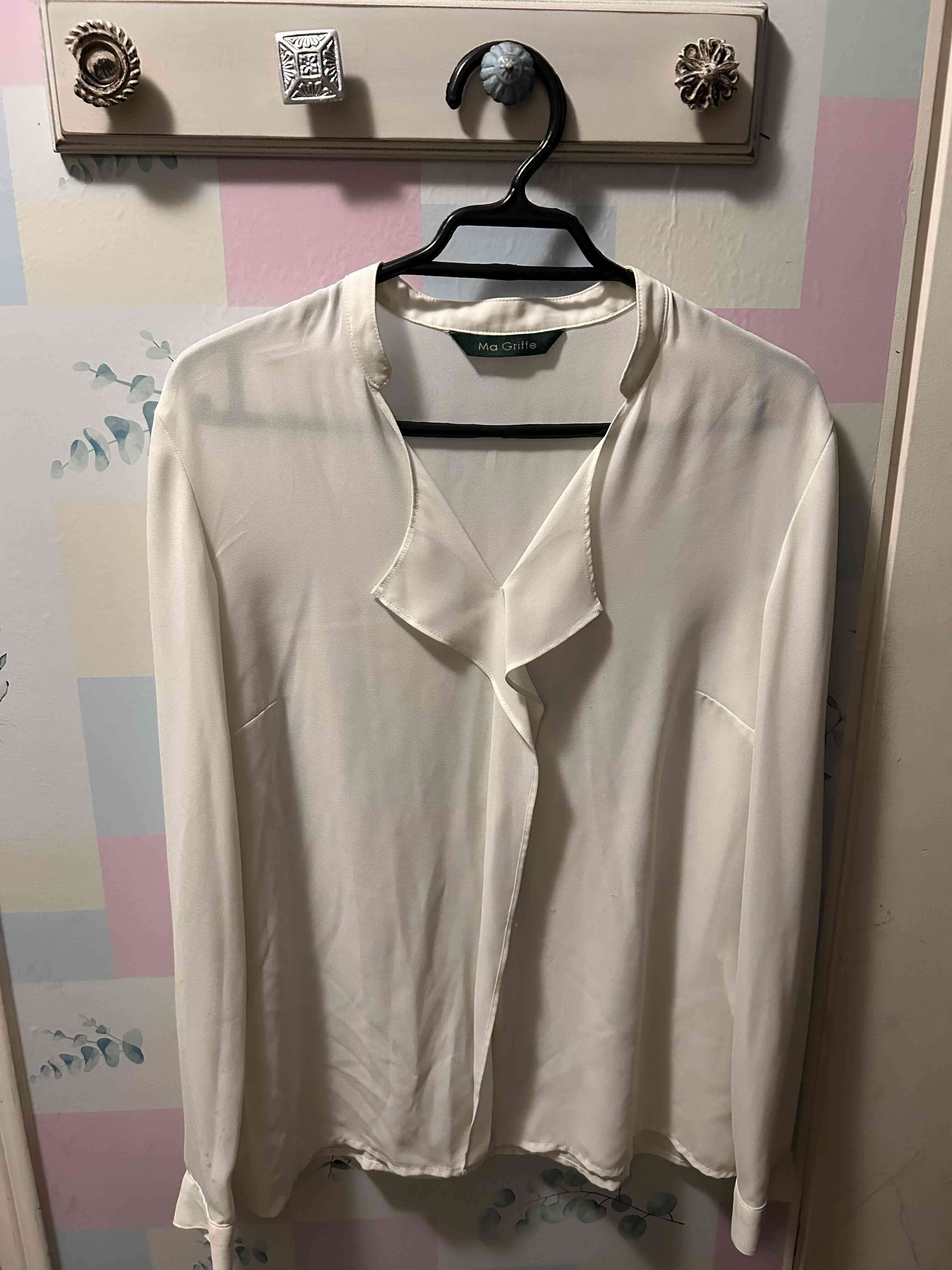 Blusa beige marca MA GRIFFE