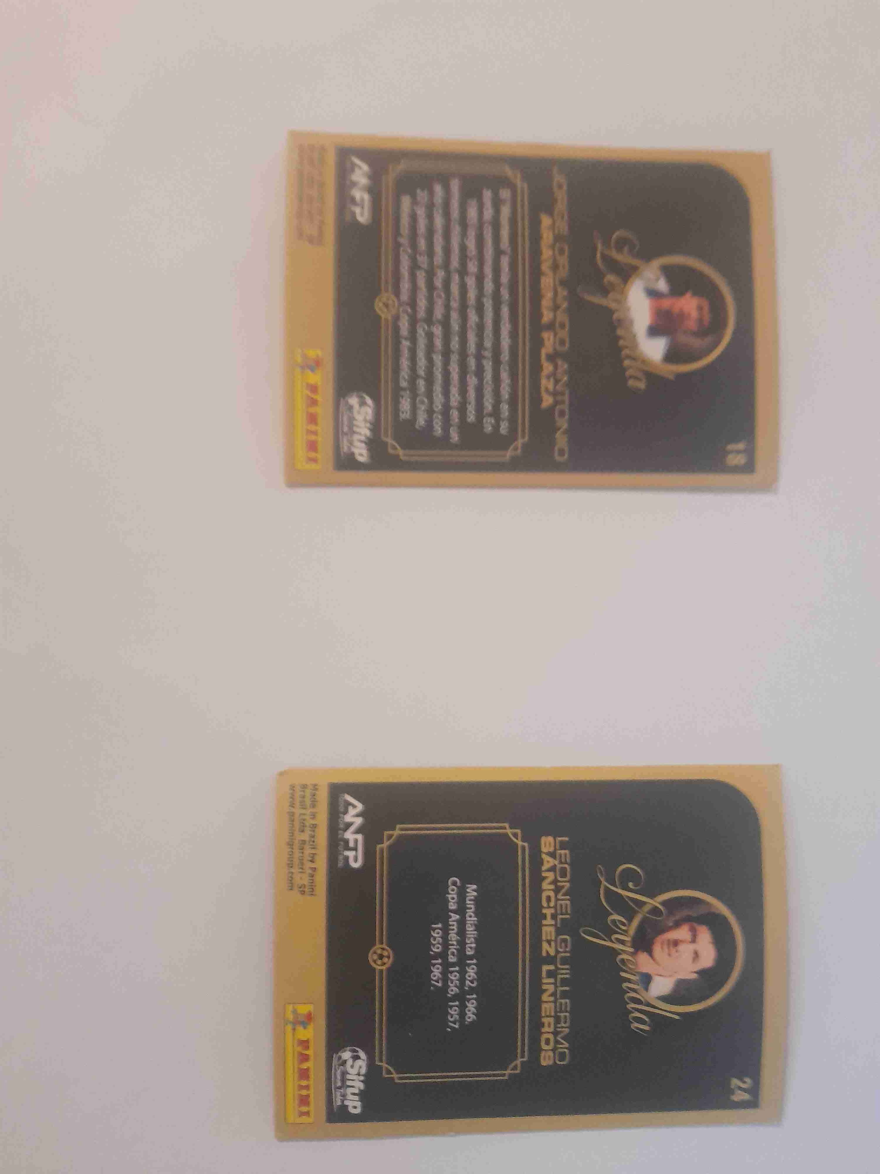 Tarjetas de fútbol Leyendas - 2