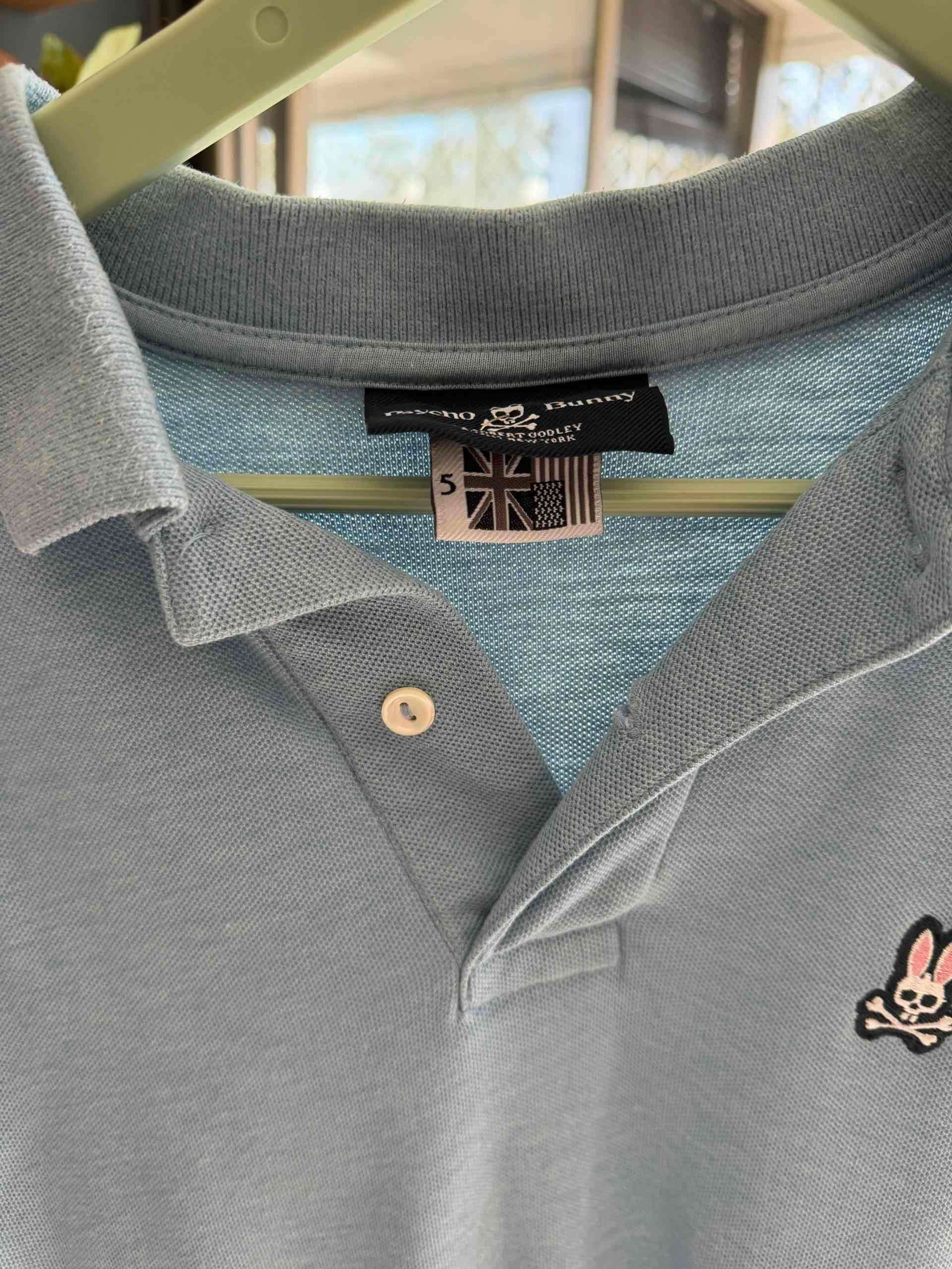 Polo gris de algodón, Psycho Bunny - miniatura 1