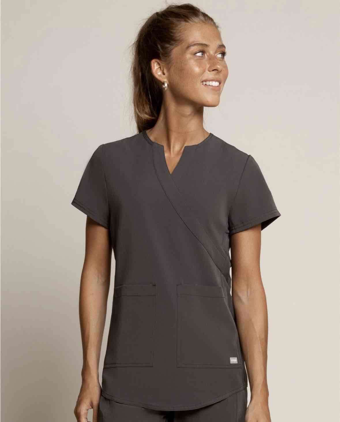 Uniforme clinico mujer gris oscuro - 2