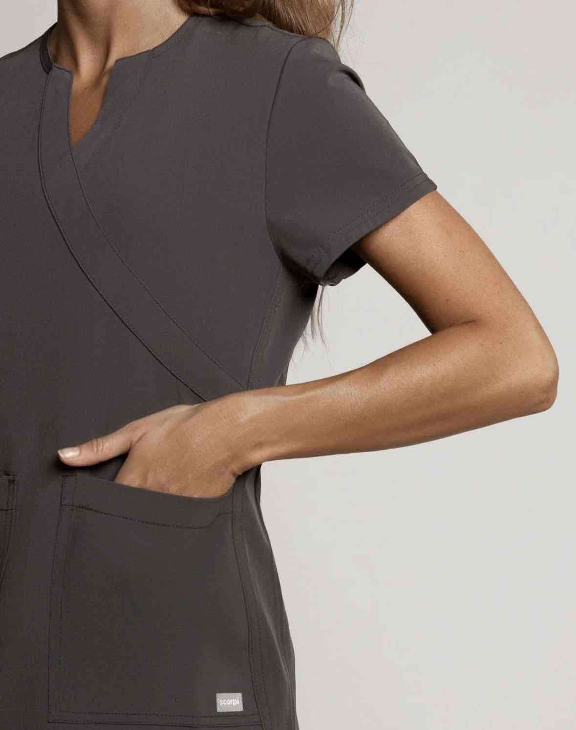 Uniforme clinico mujer gris oscuro - 3