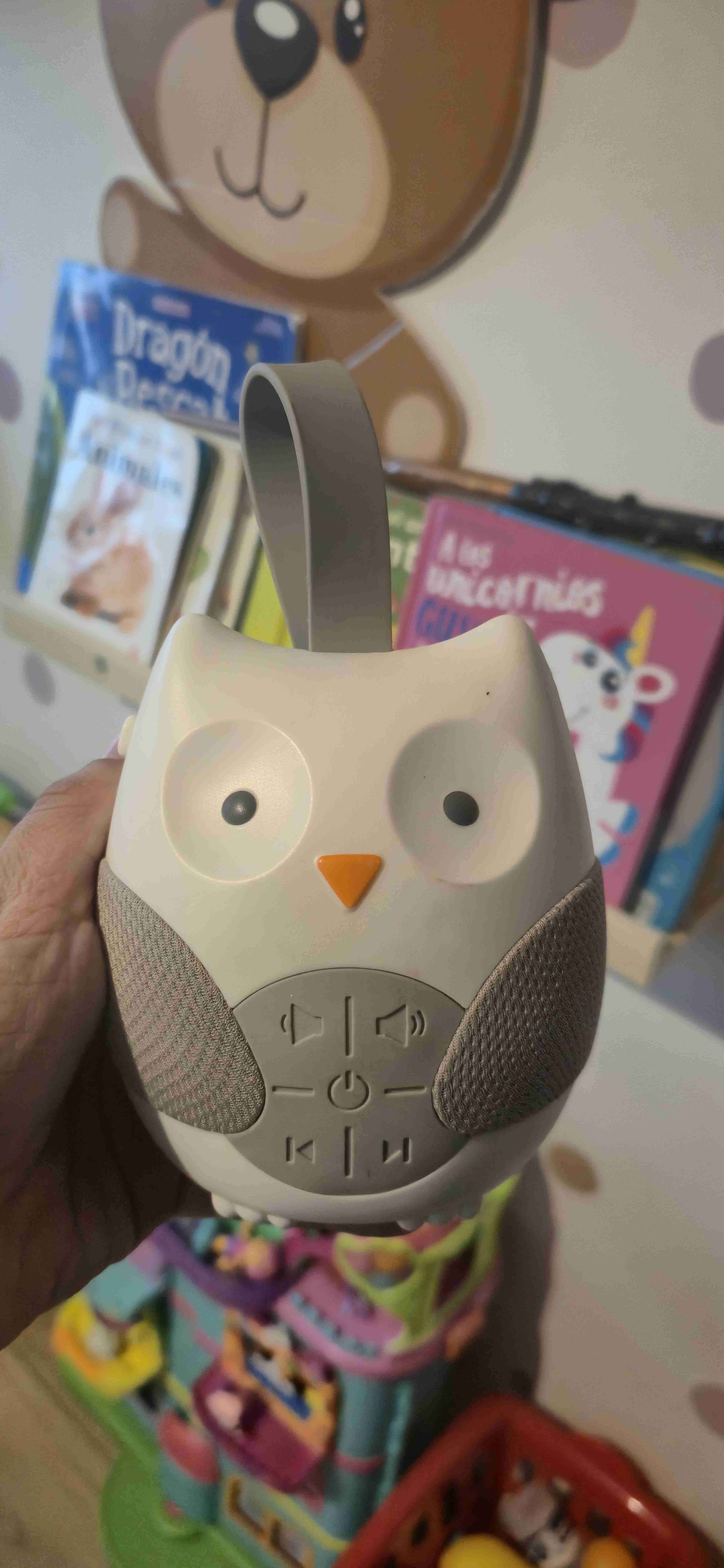 Buho de ruido blanco, reproductor de musica