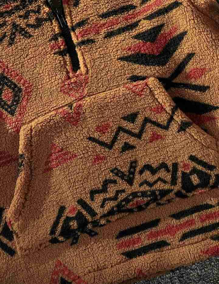 Sweater polar con estampado étnico - miniatura 5