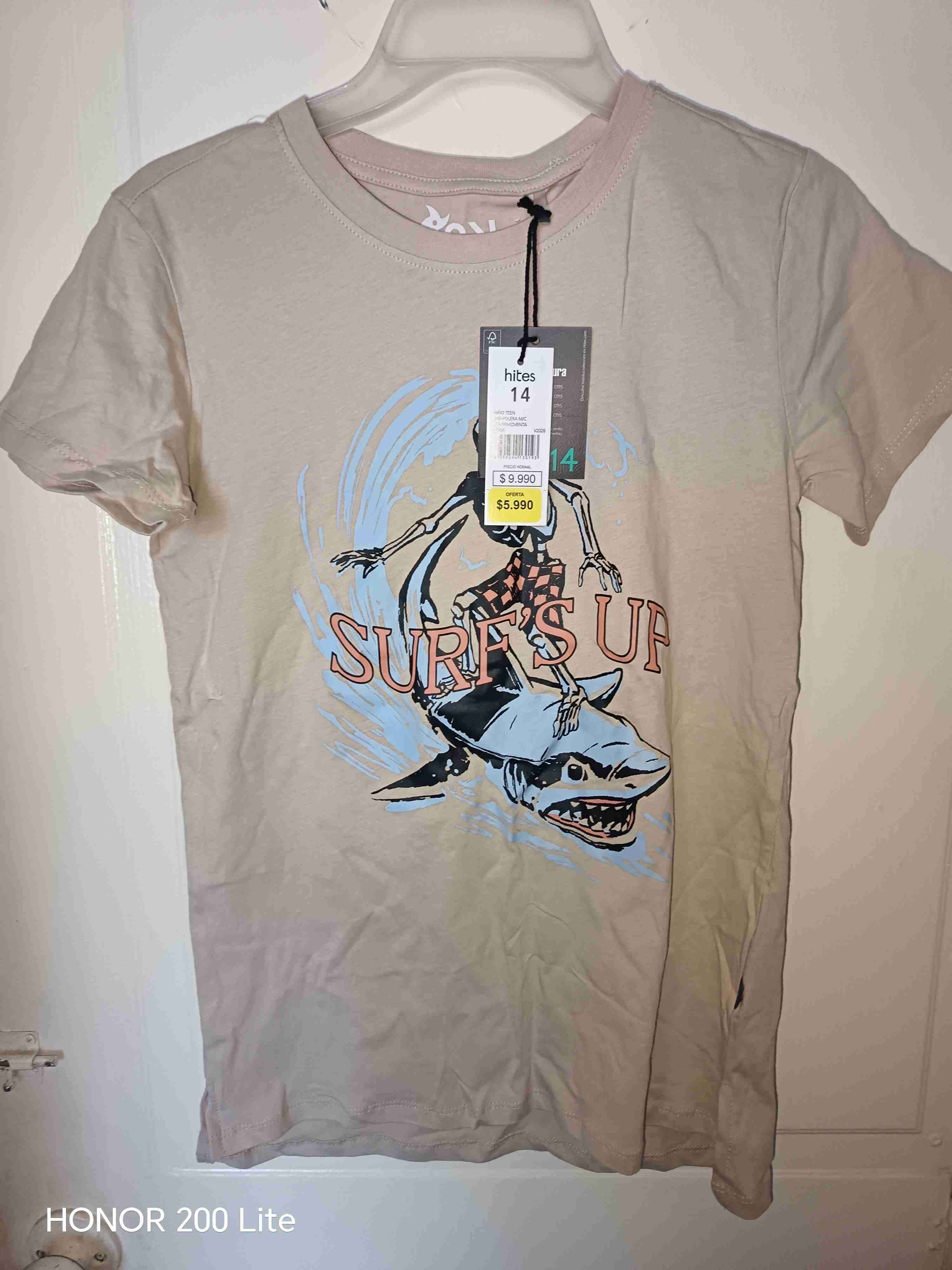 Polera beige "Born to Ride" - 2