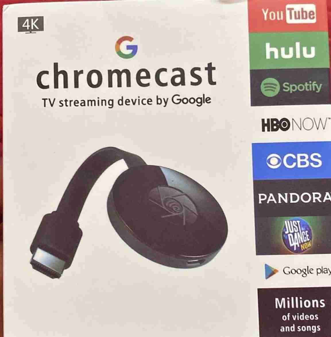 Dispositivo streaming Chromecast 4K
