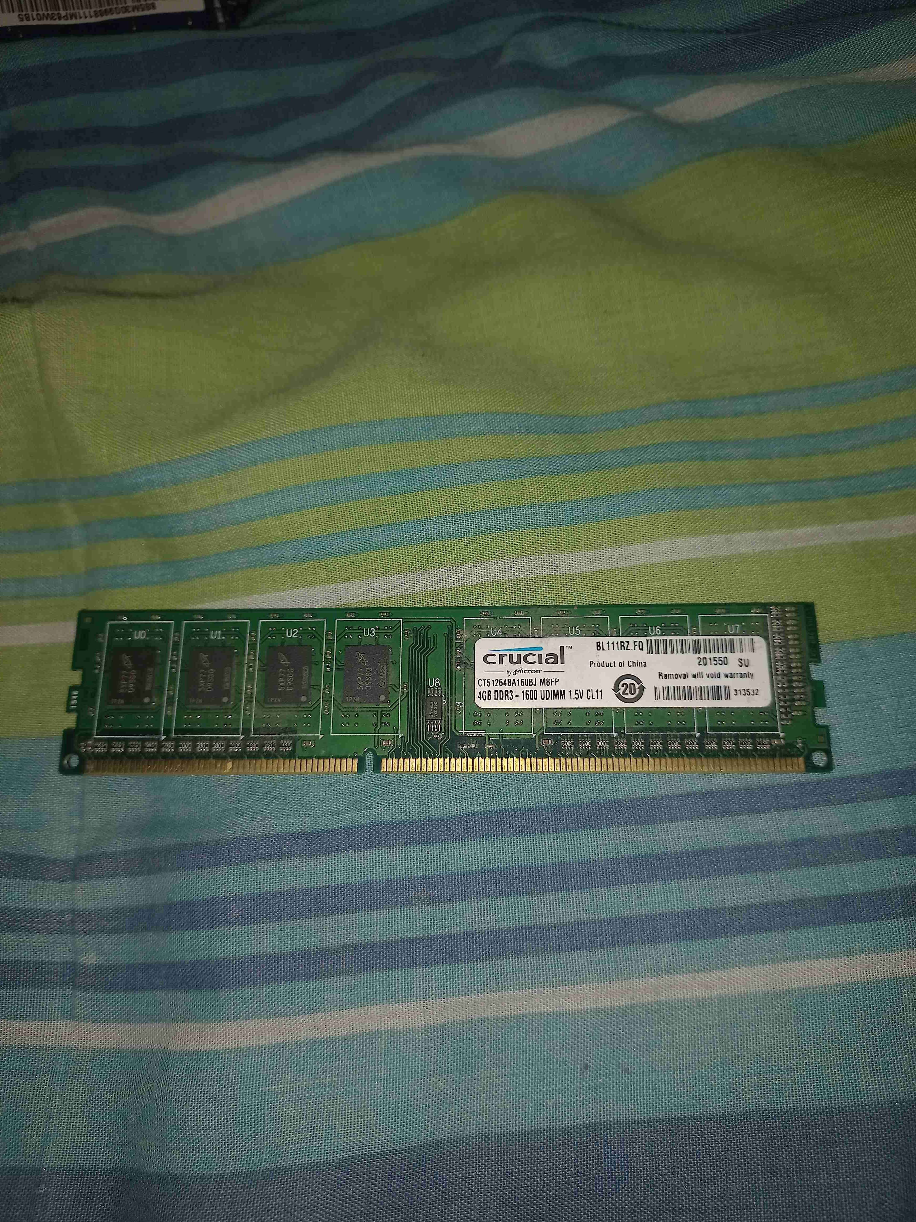 Memoria RAM Crucial 4GB DDR3 - miniatura 1